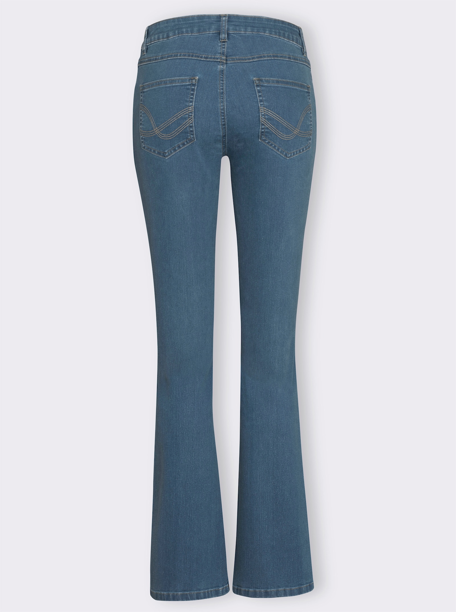 Stretchjeans som håller formen - blue-bleached