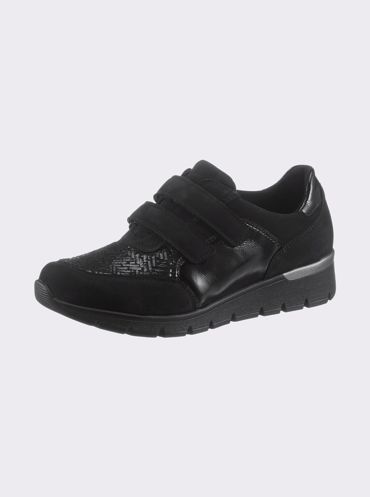 Waldläufer Klettschuh - schwarz
