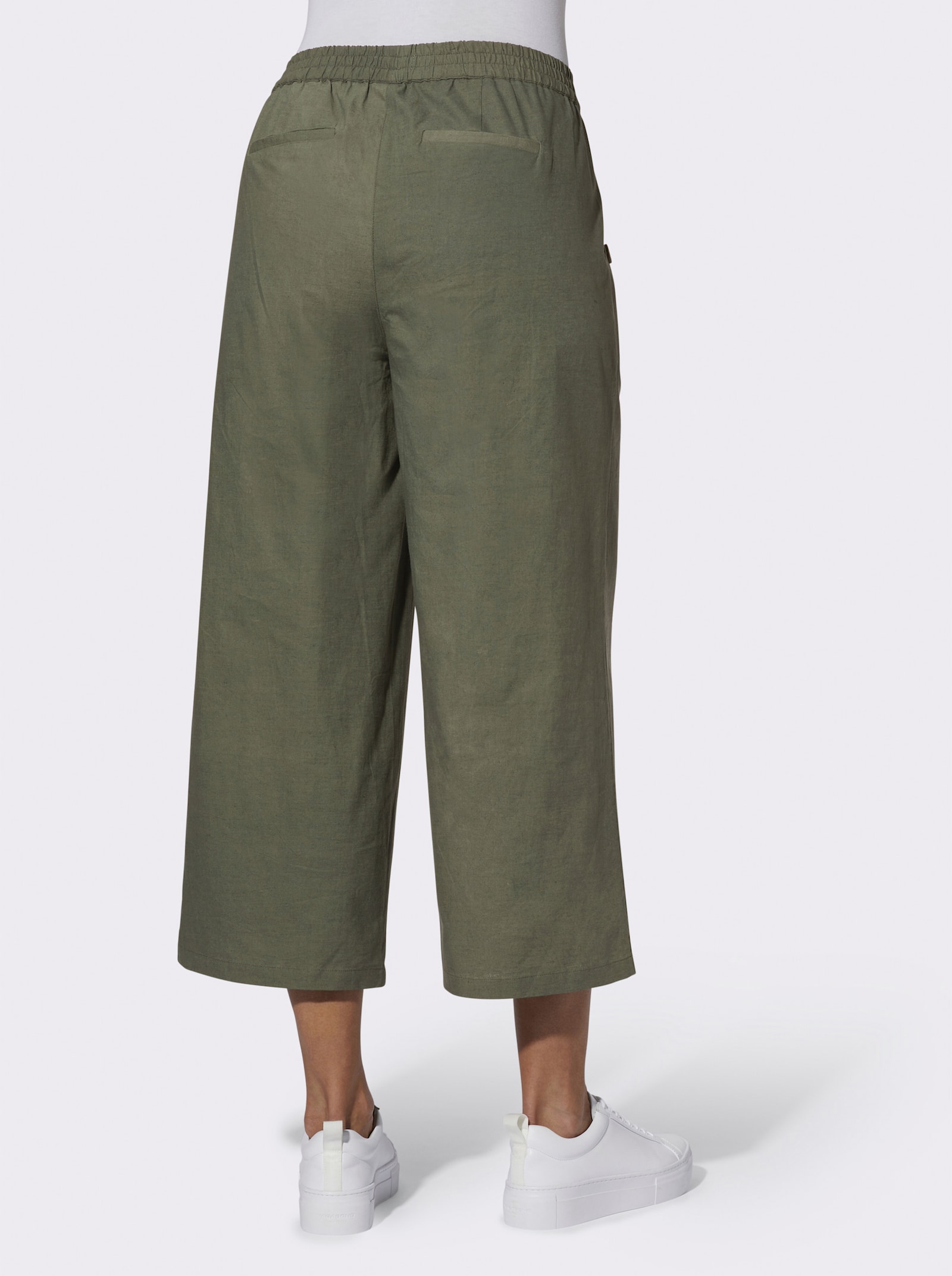 Culotte mit Dehnbund - khaki
