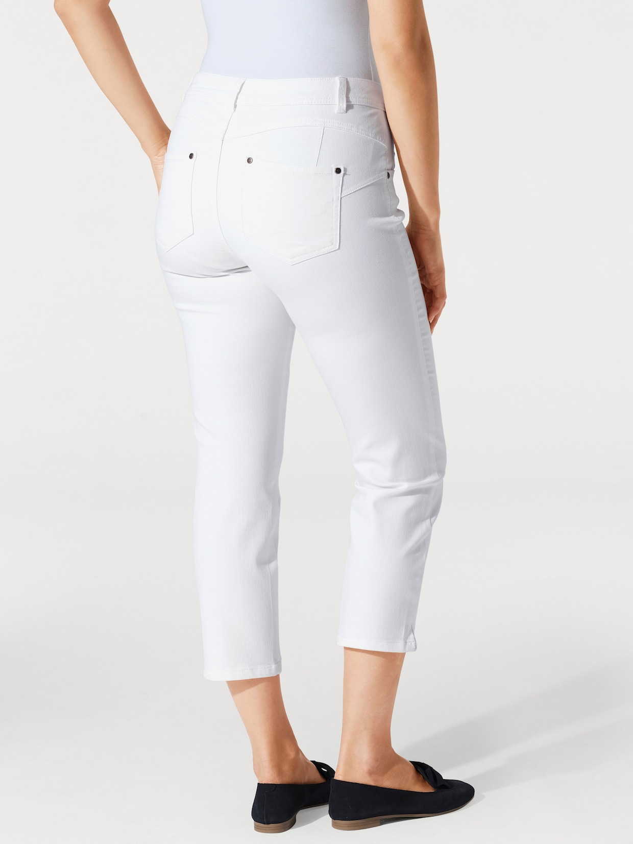 heine Jeans effet ventre plat - blanc