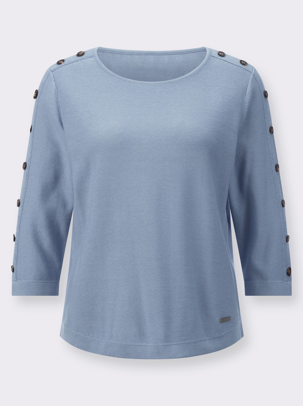 3/4 Arm-Pullover - bleu