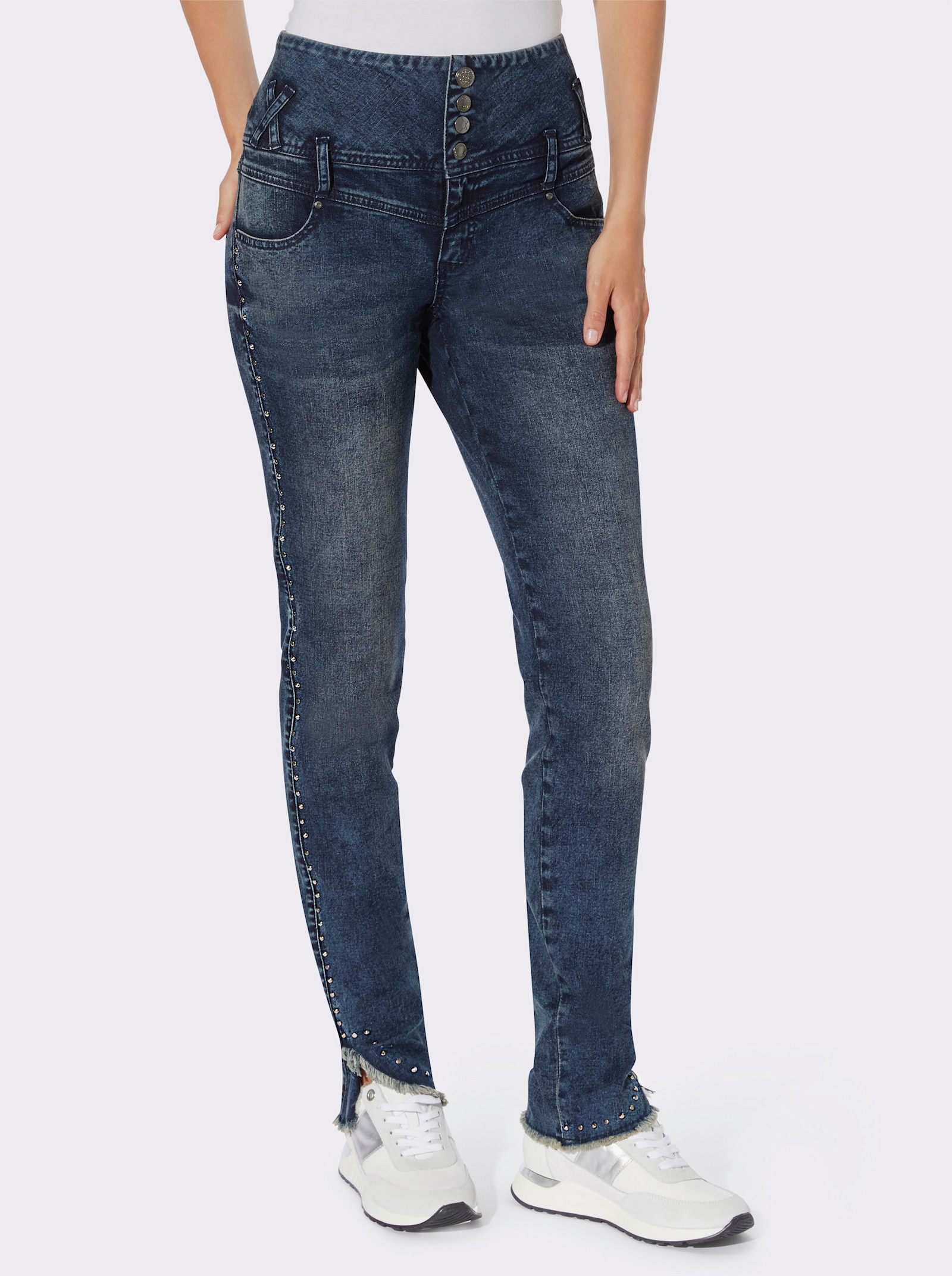 heine Jeans met splitten - dark-blue used