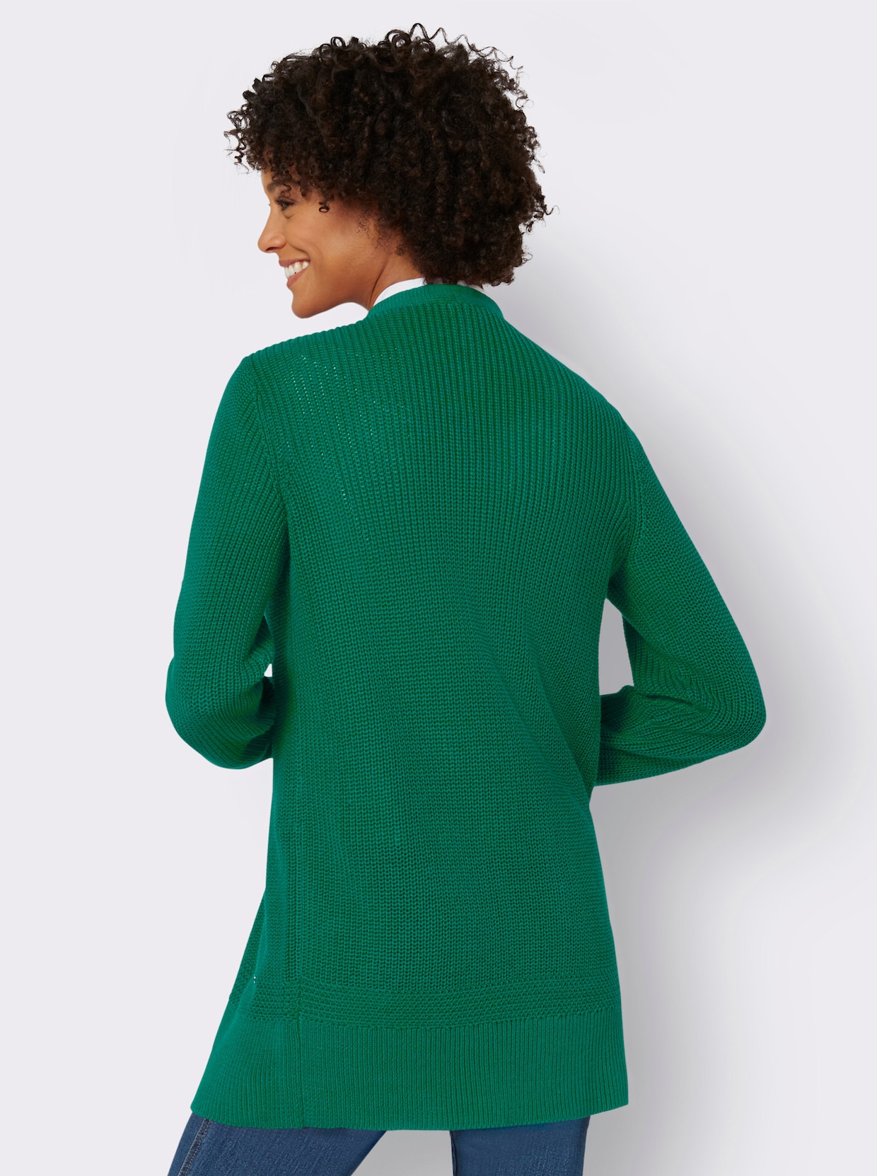 Veste en tricot - vert