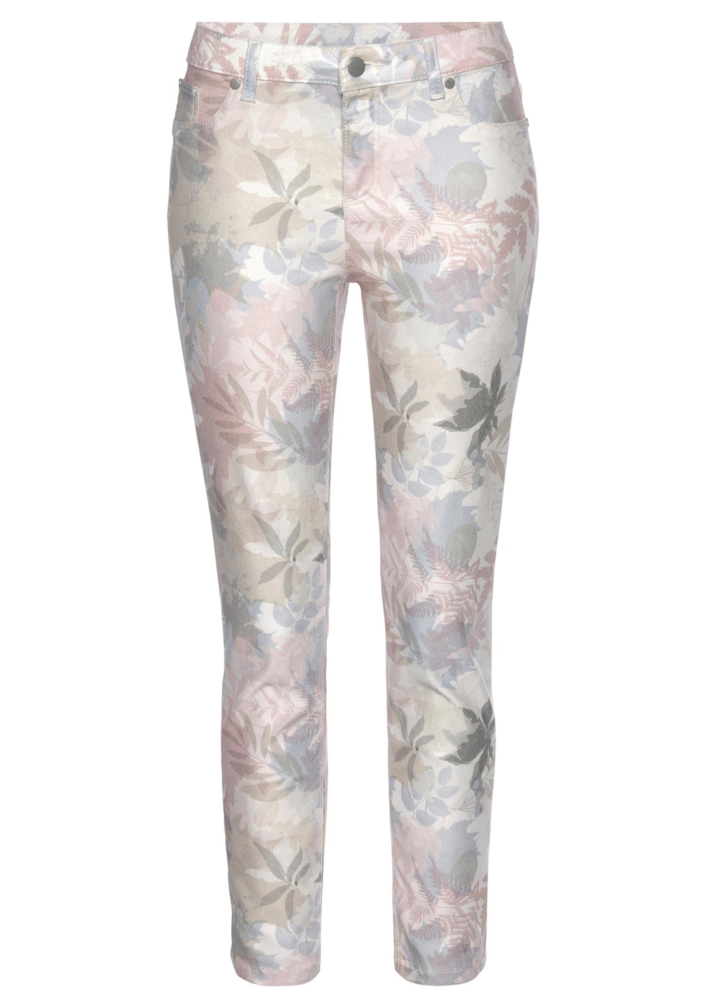 Damenmode Hosen LASCANA 7/8-Jeggings in creme-bedruckt Damenmode Hosen LASCANA 7/8-Jeggings in creme-bedruckt