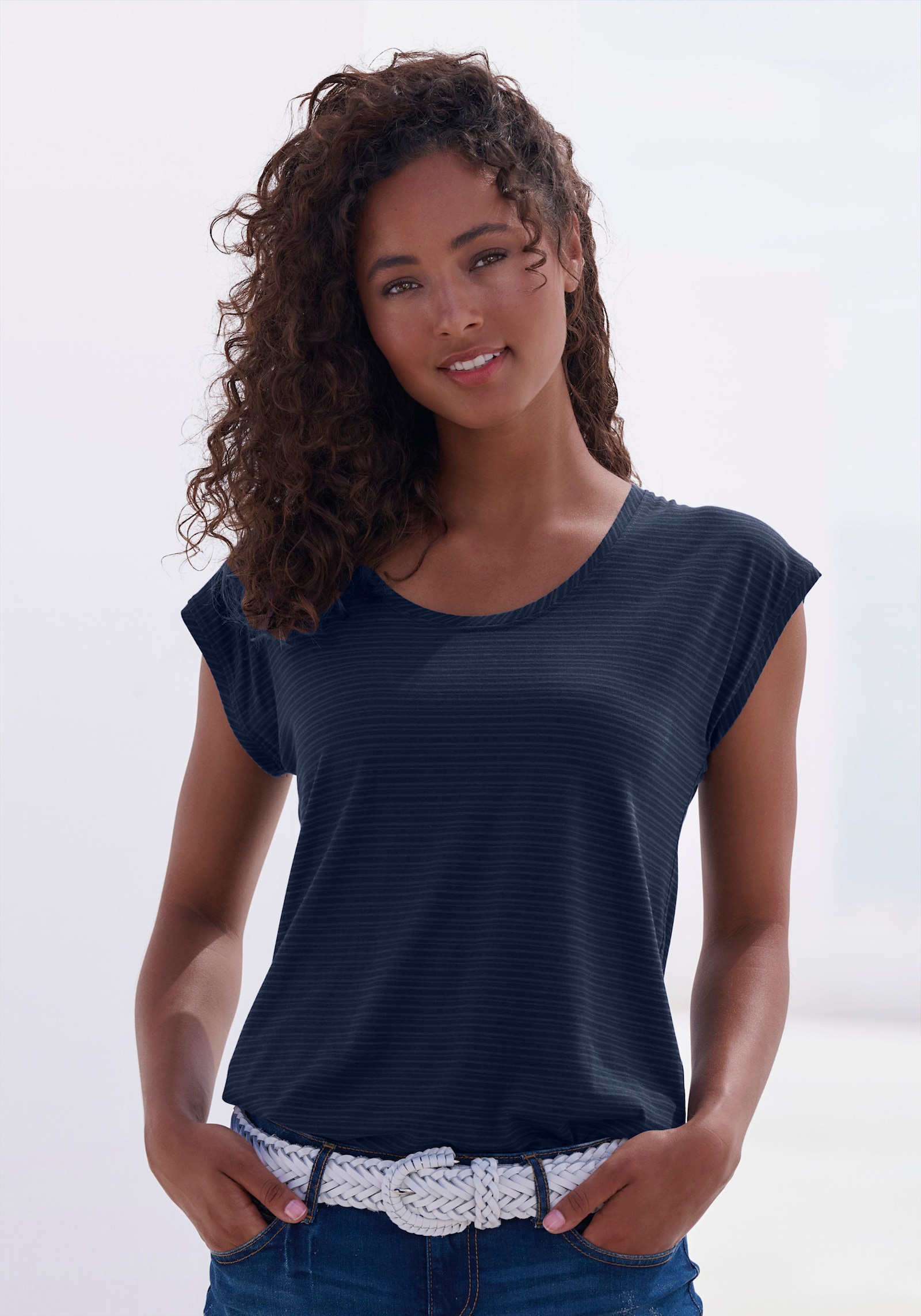 Beachtime Kurzarmshirt - navy