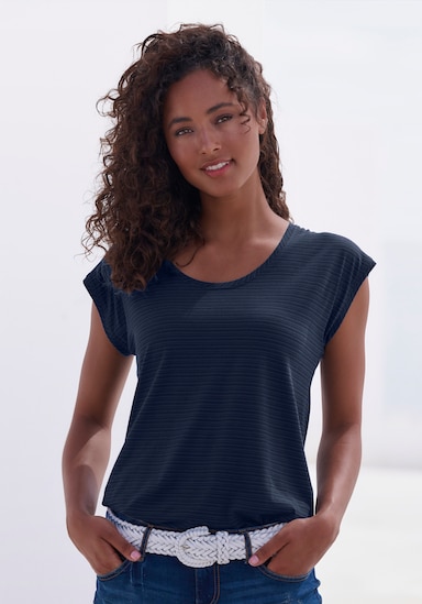 Beachtime Kurzarmshirt - navy