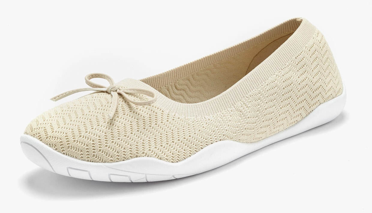 LASCANA Sneakers ballerines - beige