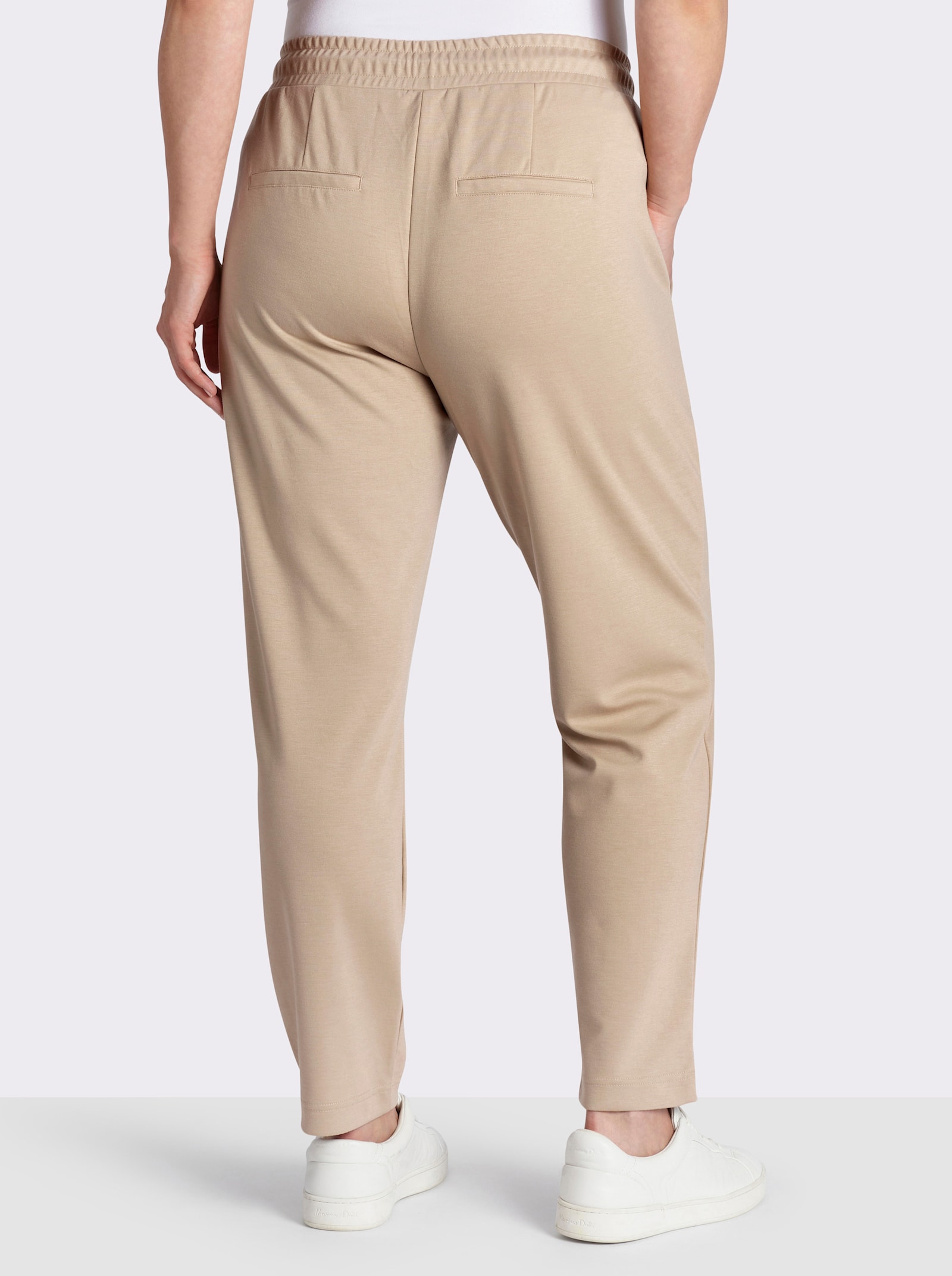 Schlupfhose in Stretch-Qualität - beige