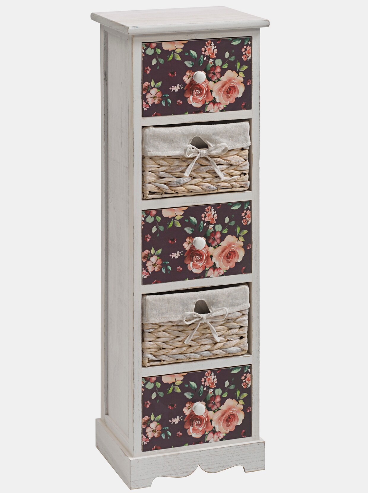 heine home Commode - wit/aubergine
