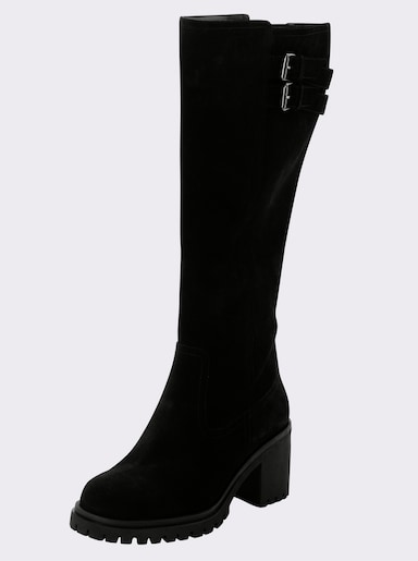 sheego Weitschaftstiefel - schwarz