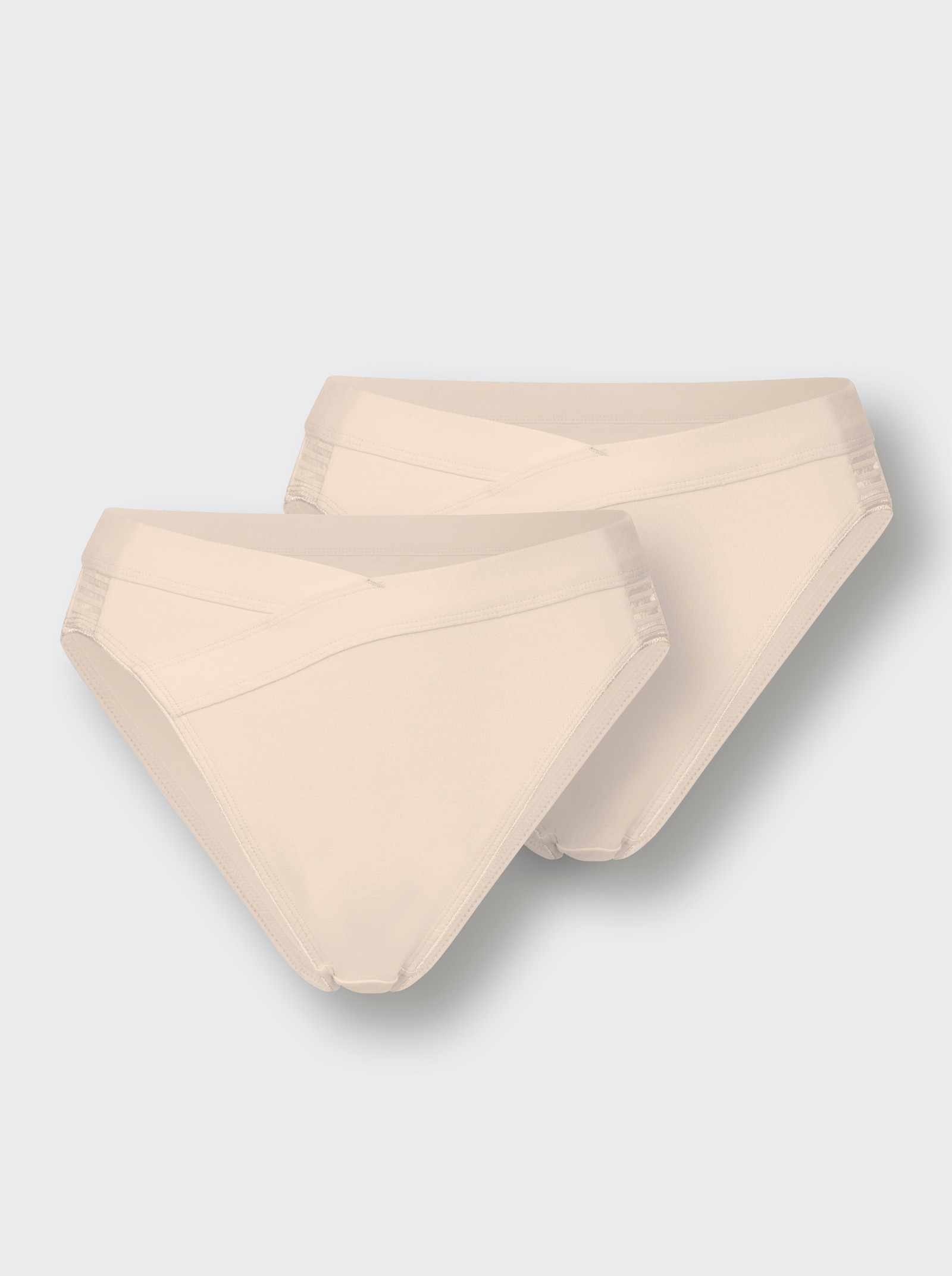 wäschepur Jazzpanty, elastický látkový pás - slonovinová