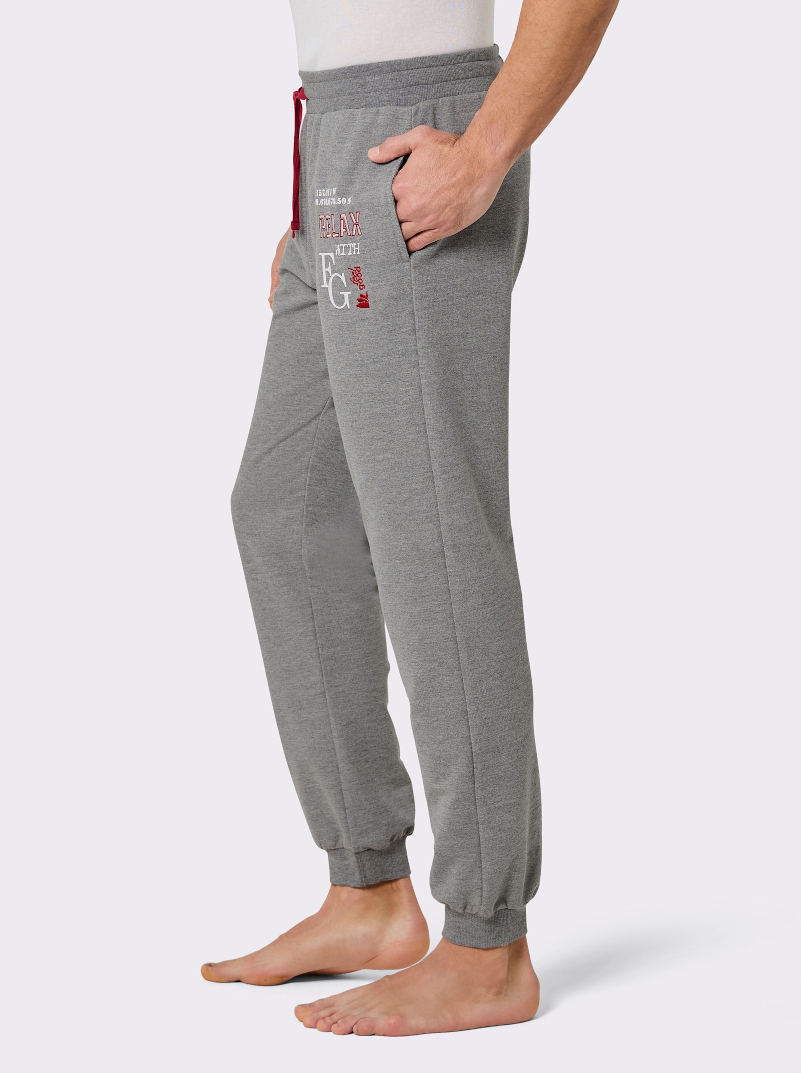 feel good Hose - anthrazit-meliert