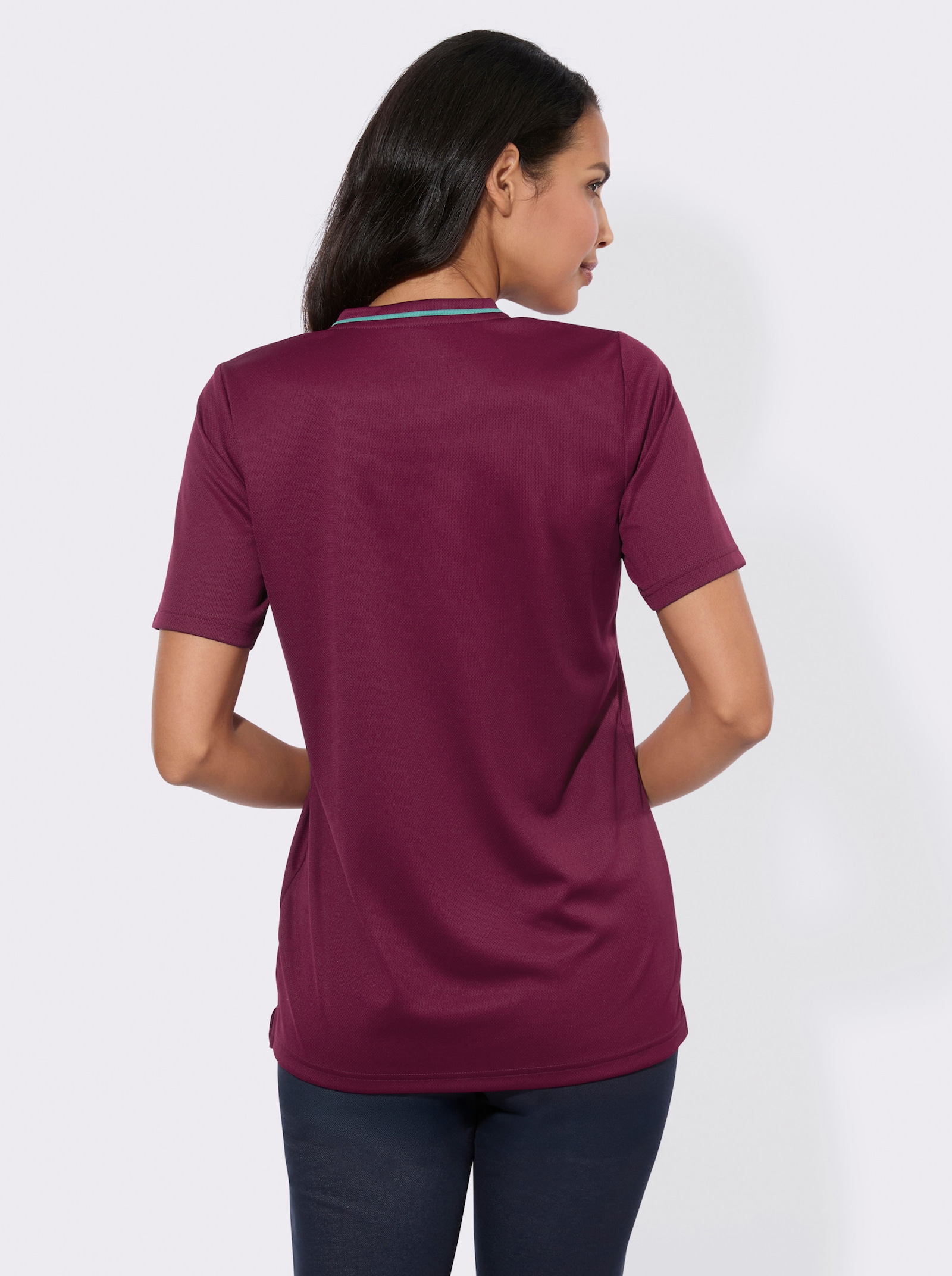 Funktionsshirt in atmungsaktiver Qualität - malve