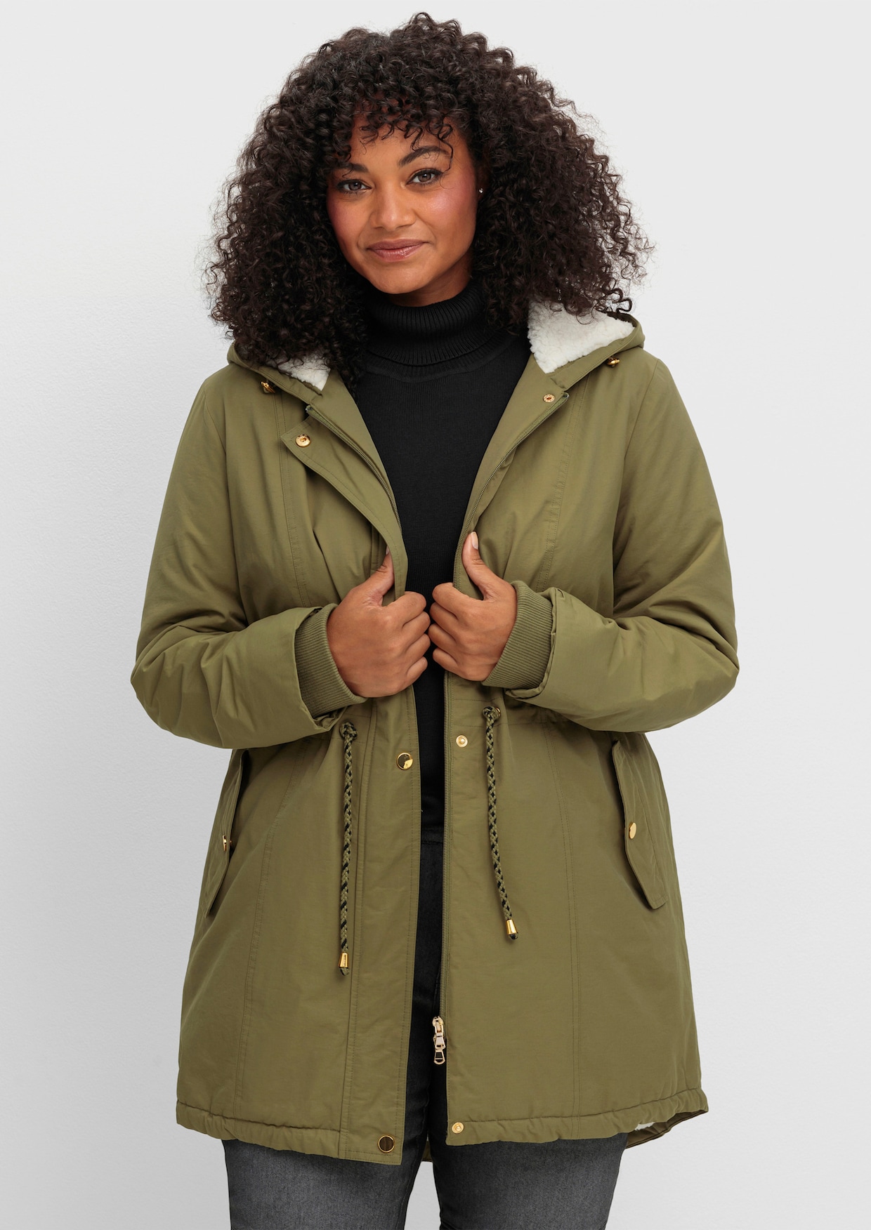 Parka - oliv