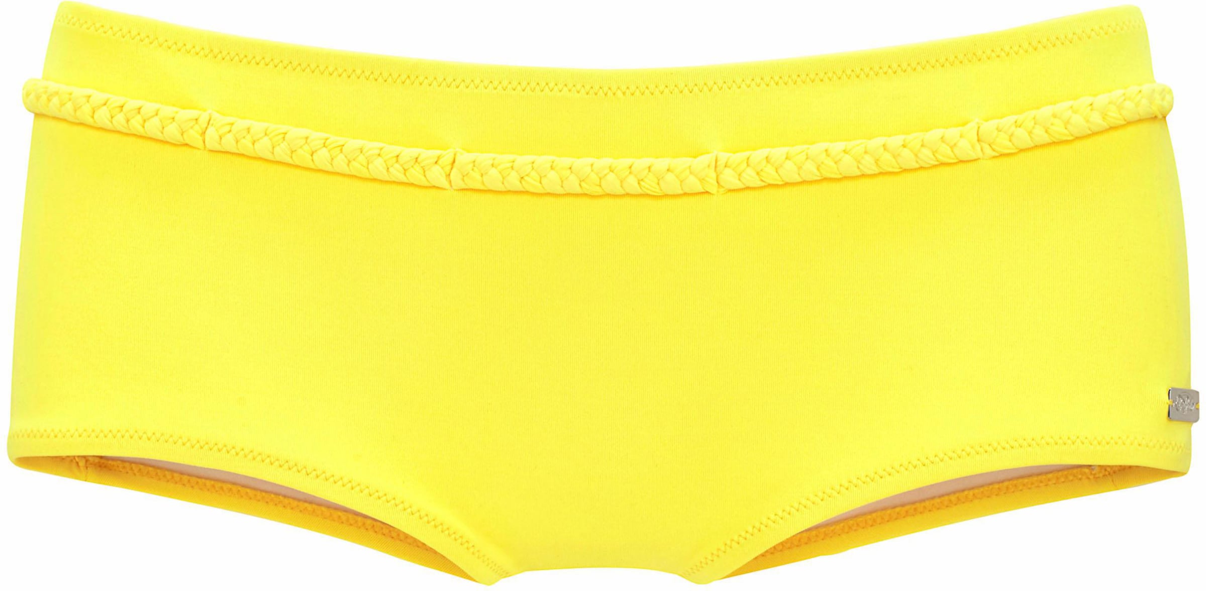 TE Trend günstig Kaufen-Bikini-Hotpants in gelb von Buffalo. Bikini-Hotpants in gelb von Buffalo <![CDATA[In den angesagten Trendfarben der Saison. Mit geflochtenem Ziergürtel. In Gelb, Türkis, Rosa, Blau gefüttert. Softe Microfaser-Qualität.]]>. 