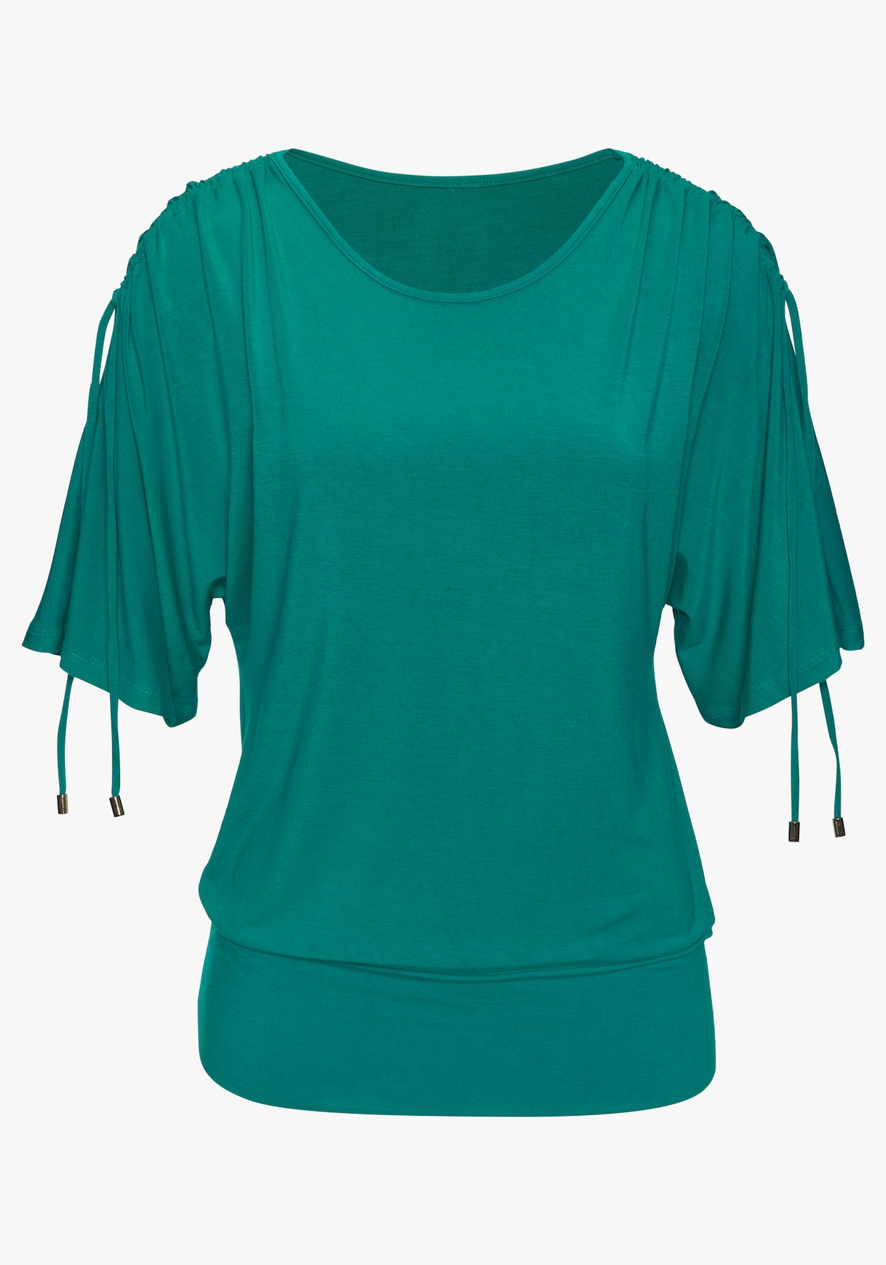 LASCANA Rundhalsshirt - smaragd