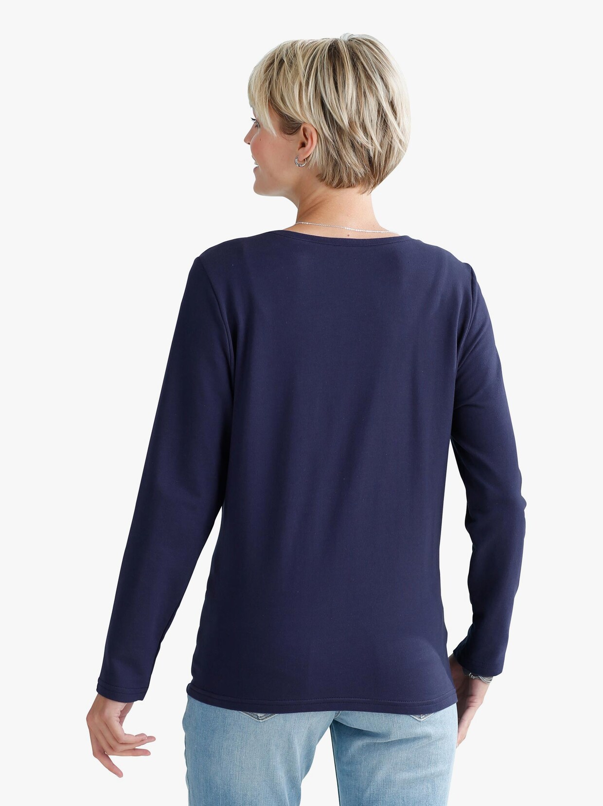 Sweatshirt - nachtblauw