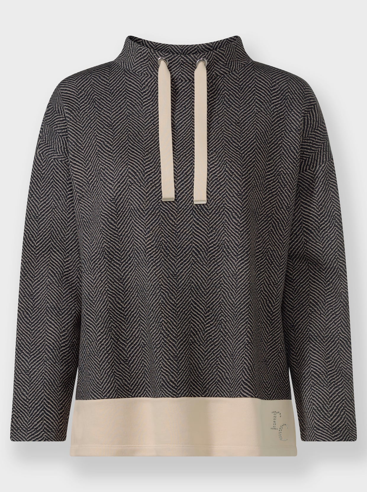 heine Sweatshirt - zand/leem/visgraat