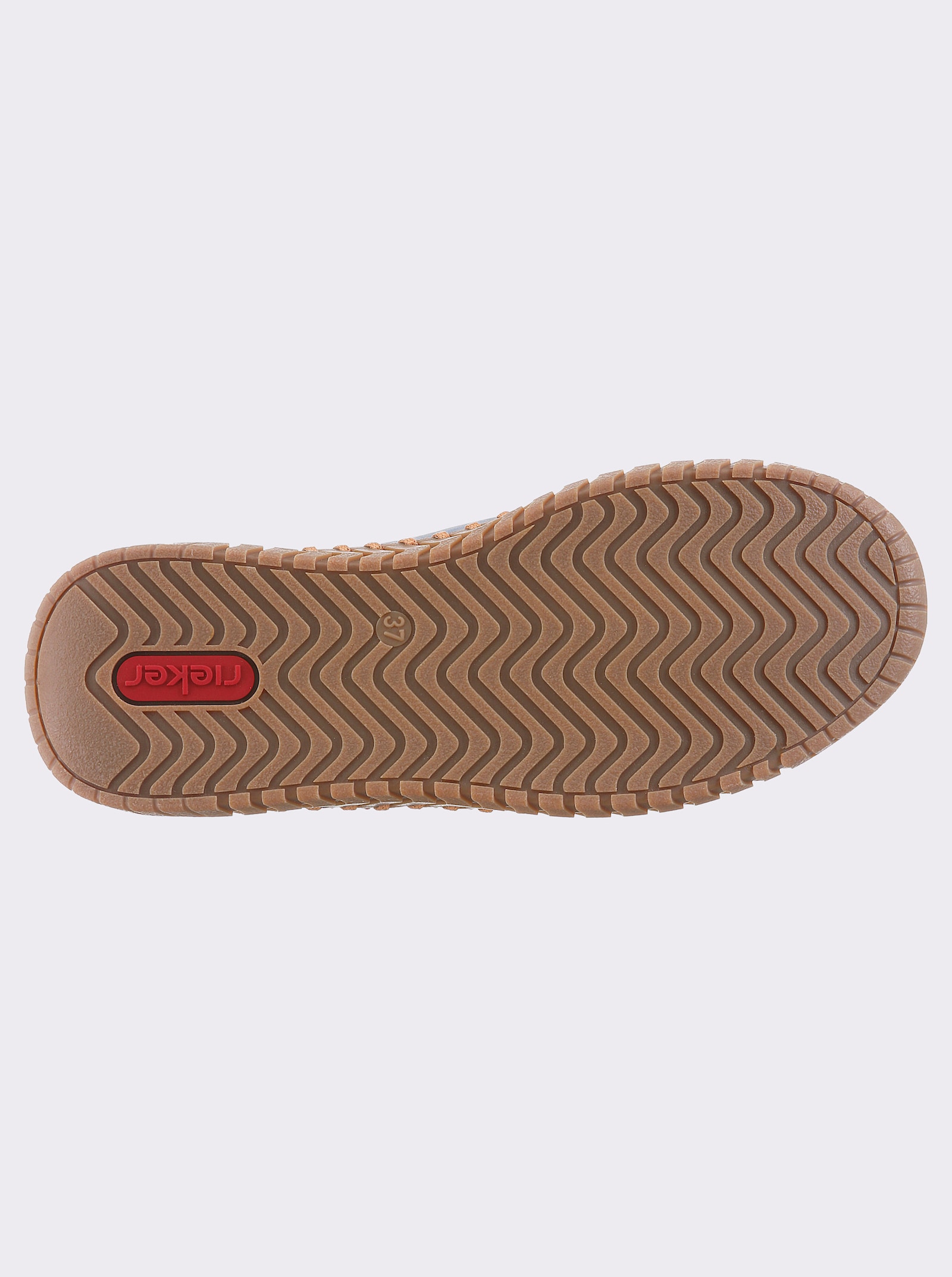 Rieker Sneaker mit Zierperlen - hellblau