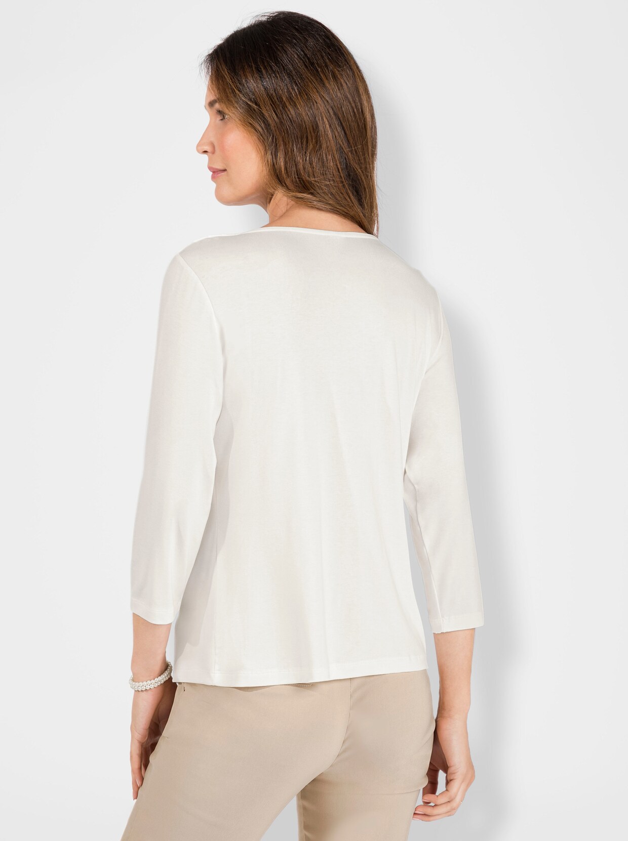 3/4-Arm-Shirt - ecru