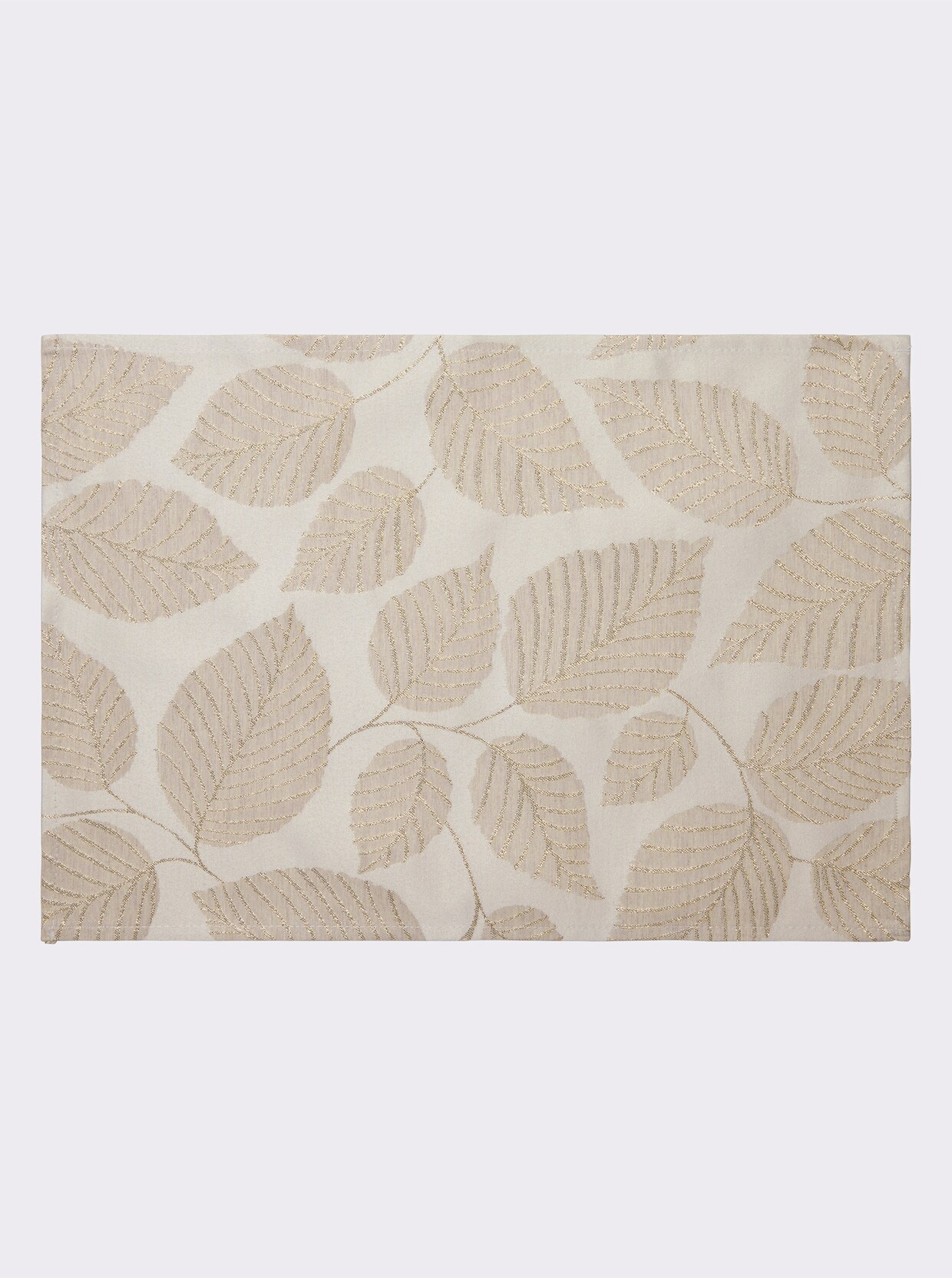 Tischdecke - weiß-beige