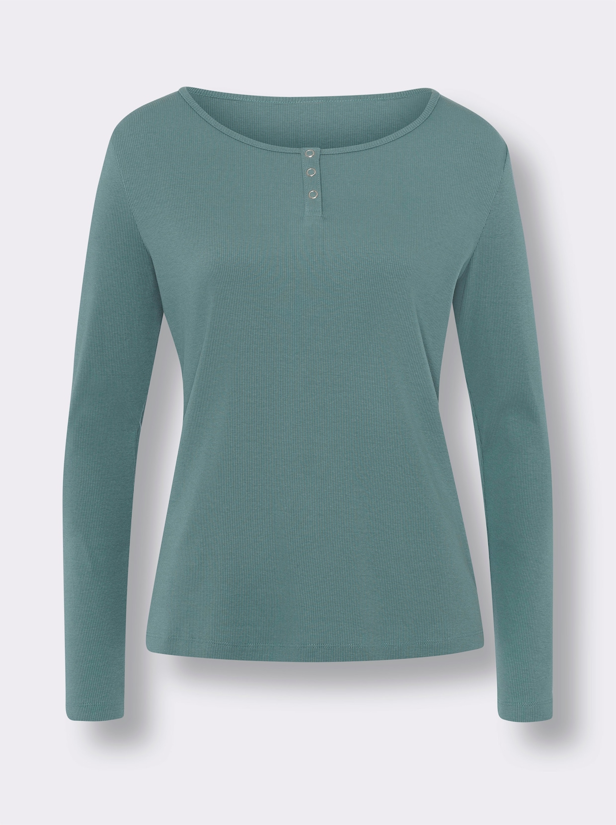 heine Geribd shirt - jade
