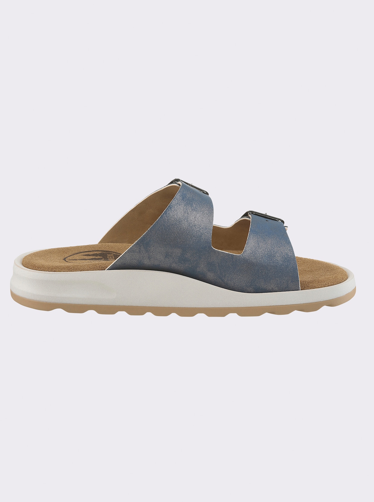 Franken Schuhe Pantolette - aqua