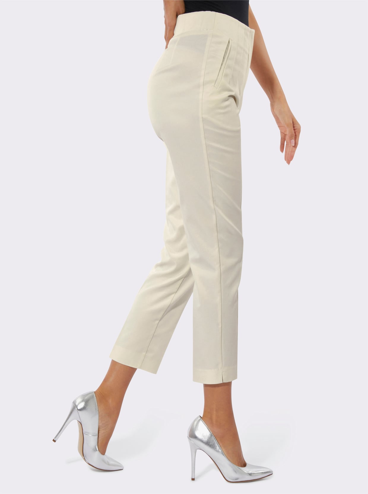 Lyocell-Mix-Hose - champagner