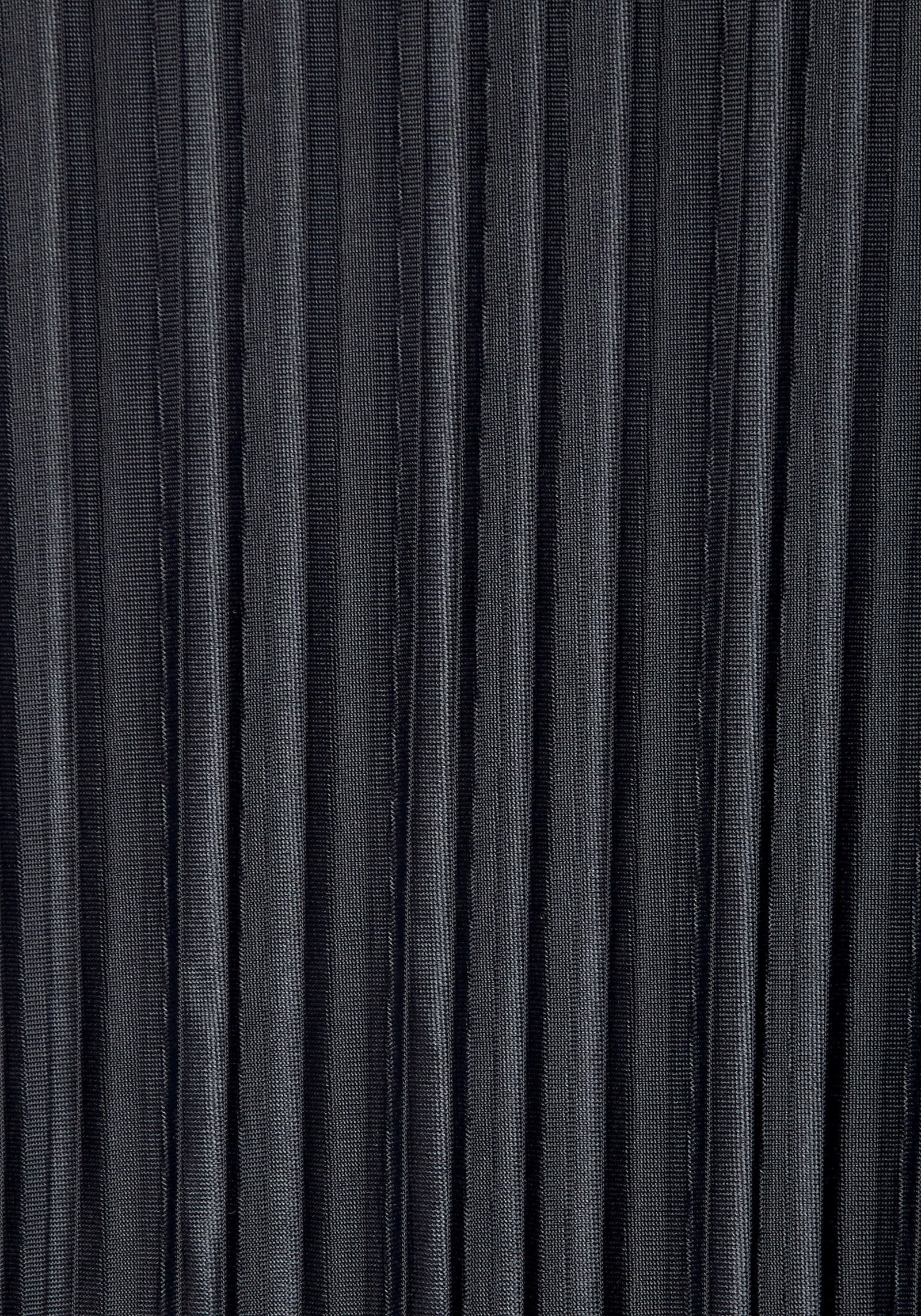LASCANA Plisseekleid - schwarz