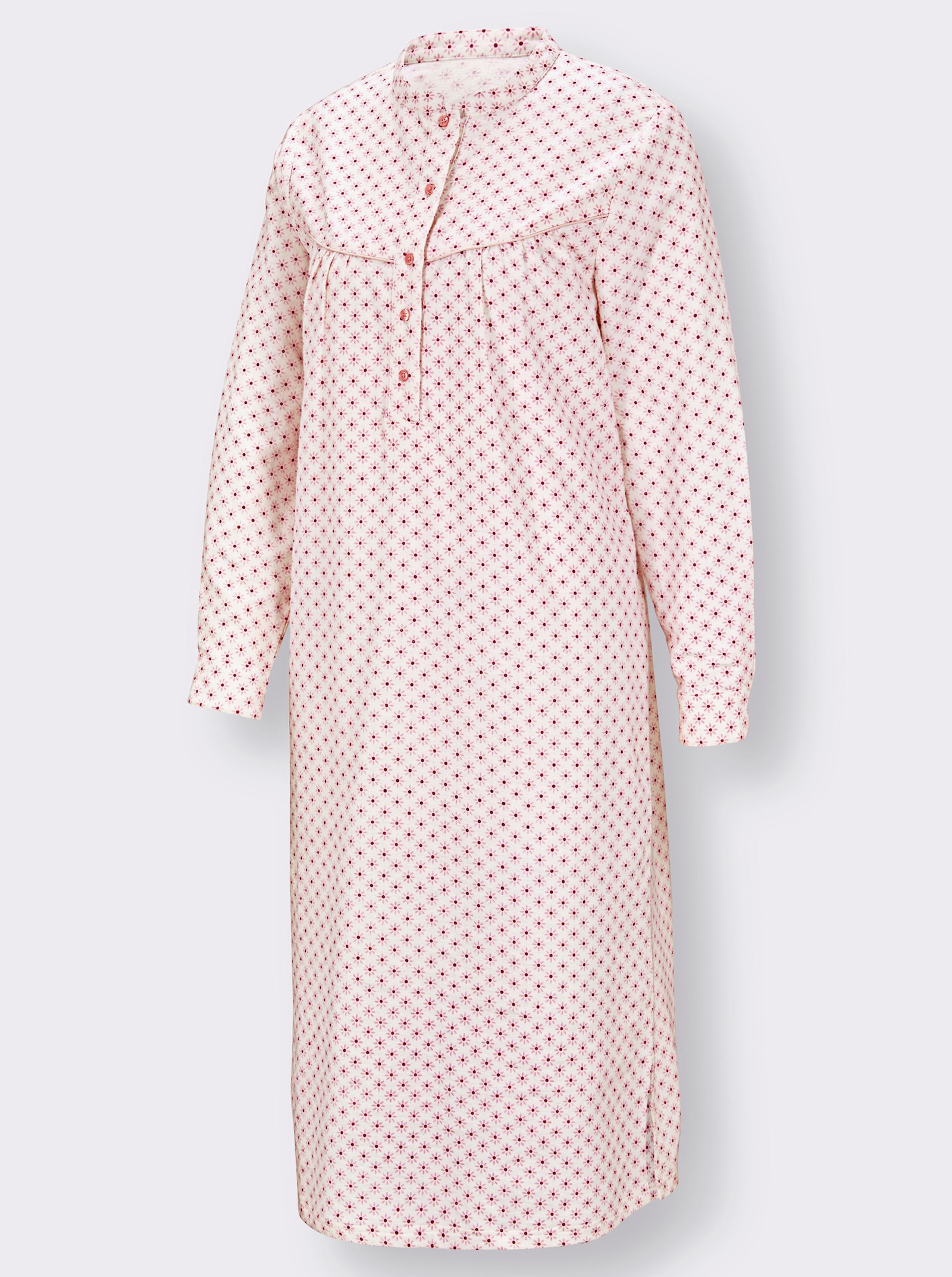 wäschepur Nachthemd im Minimal-Dessin - hellrosé