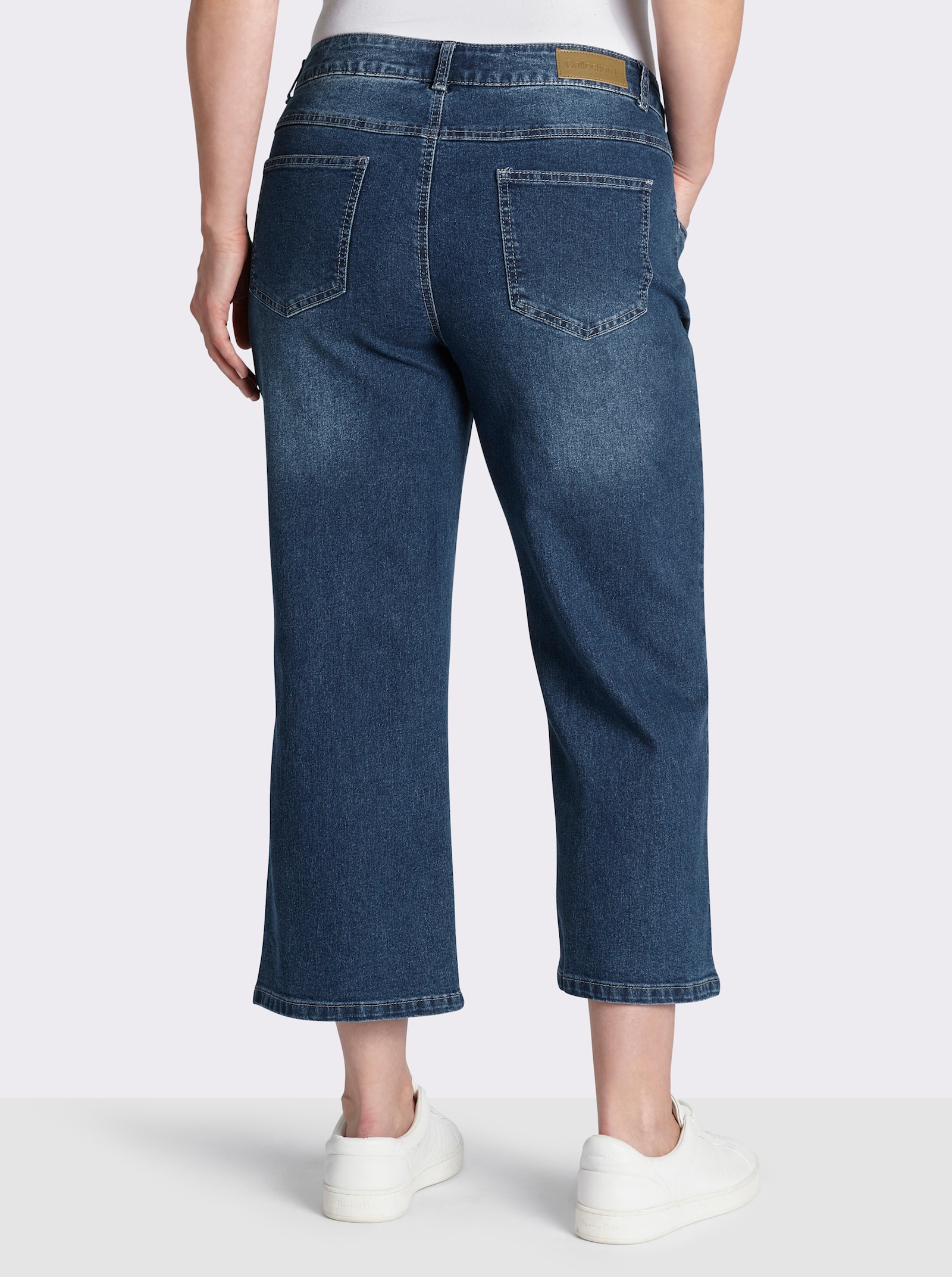  Culotte in Denim-Qualität - blue-stone-washed
