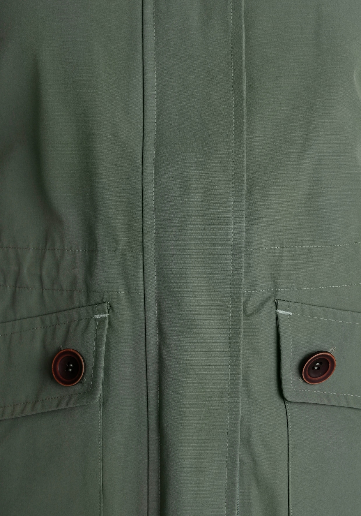 Funktionsparka - salbeigrün