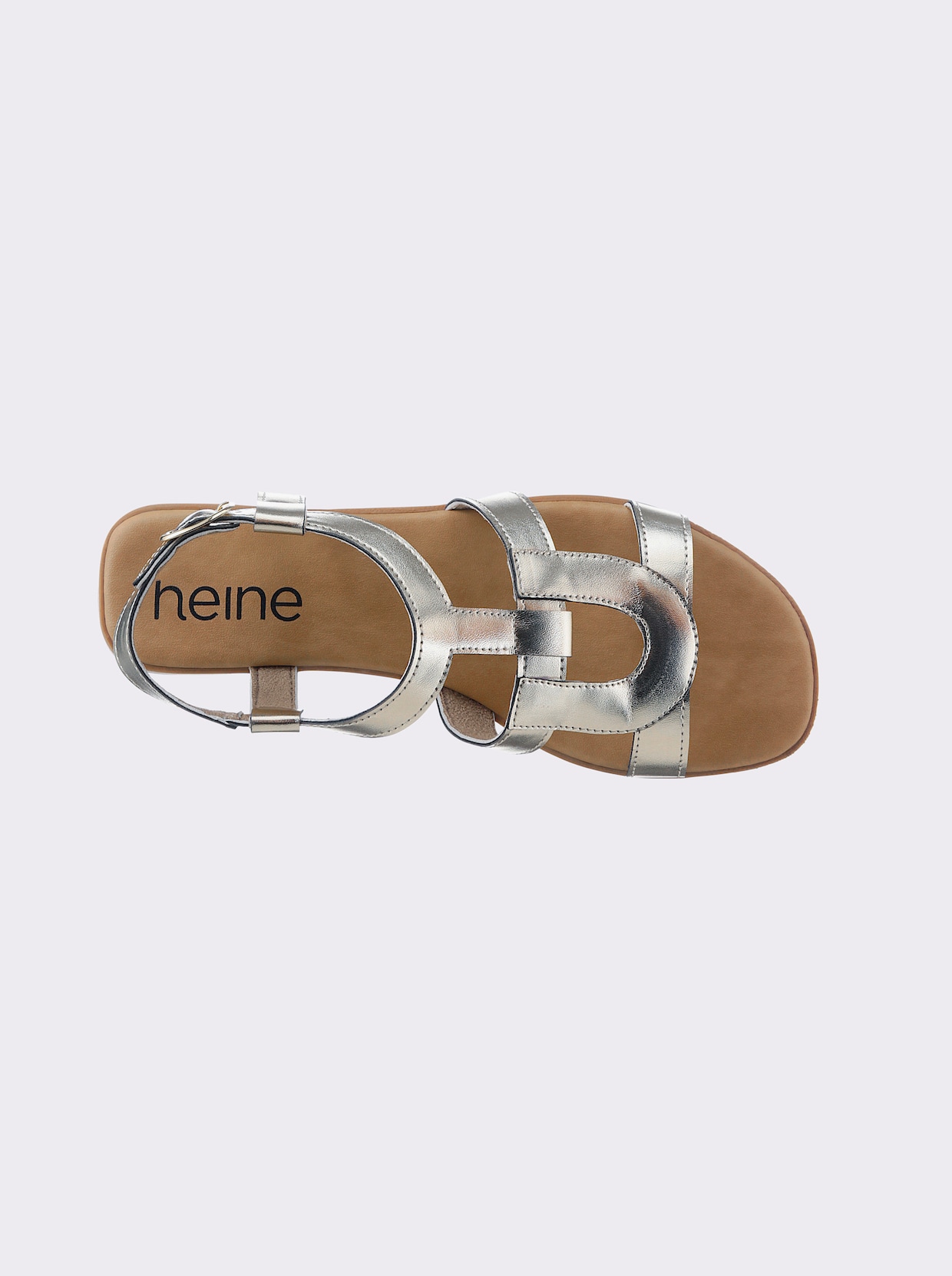 heine slipper - lichtgoudkleurig