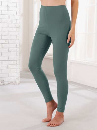 Legging - kaki + kaki imprimé