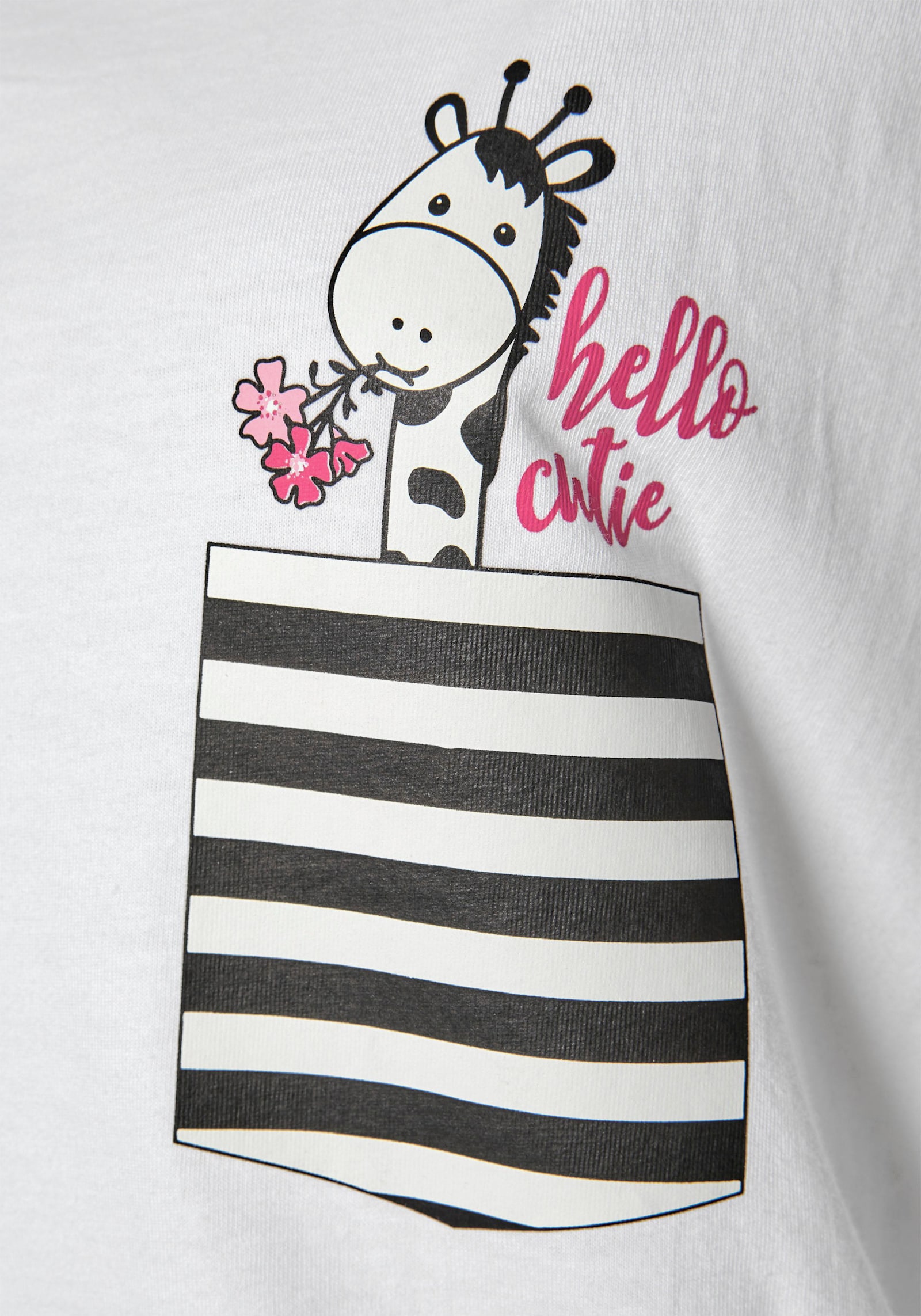 Vivance Dreams Pyjama - schwarz-weiss, schwarz-pink