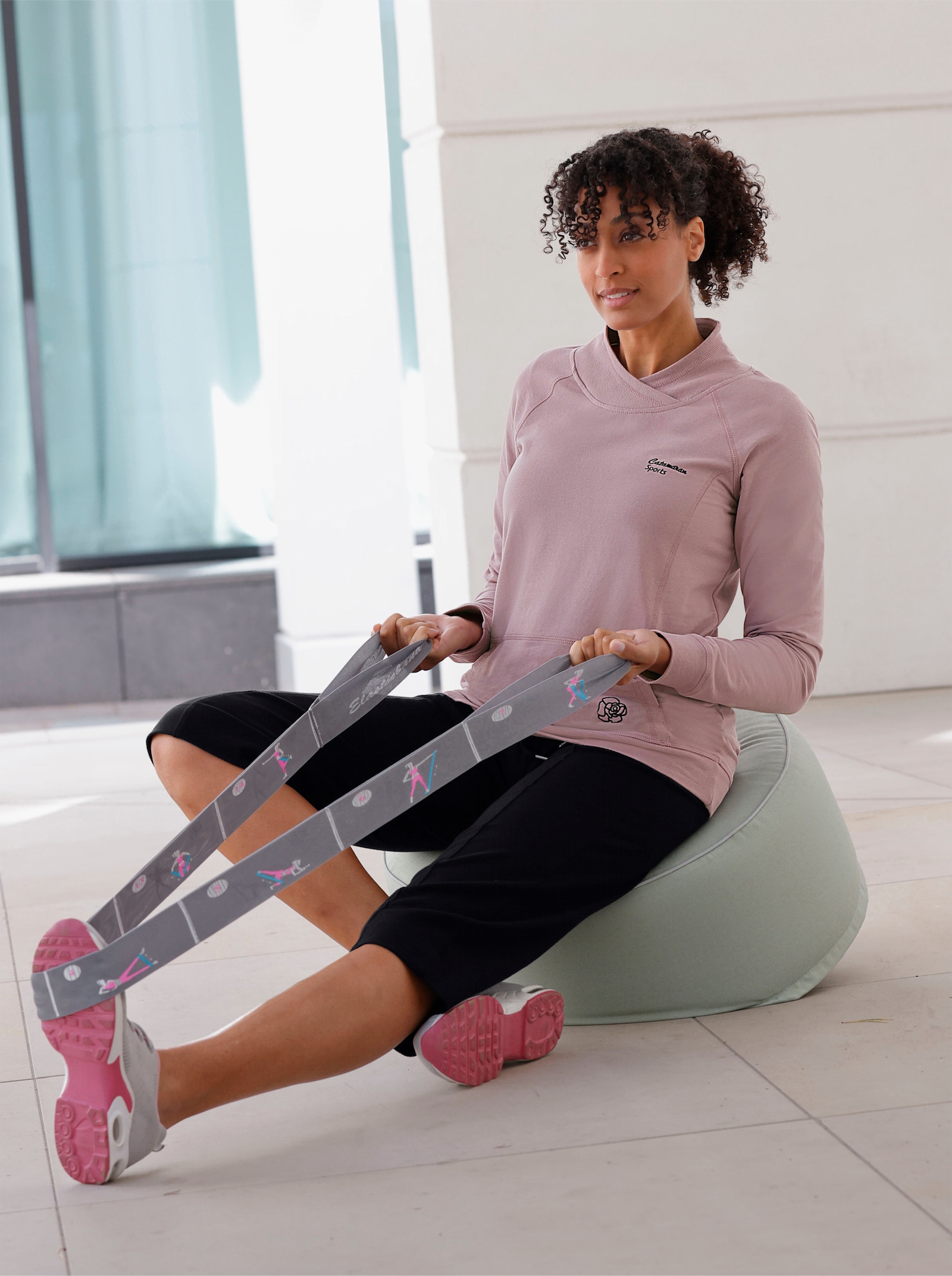 Catamaran Sports Sporthose in Wabenstruktur - schwarz