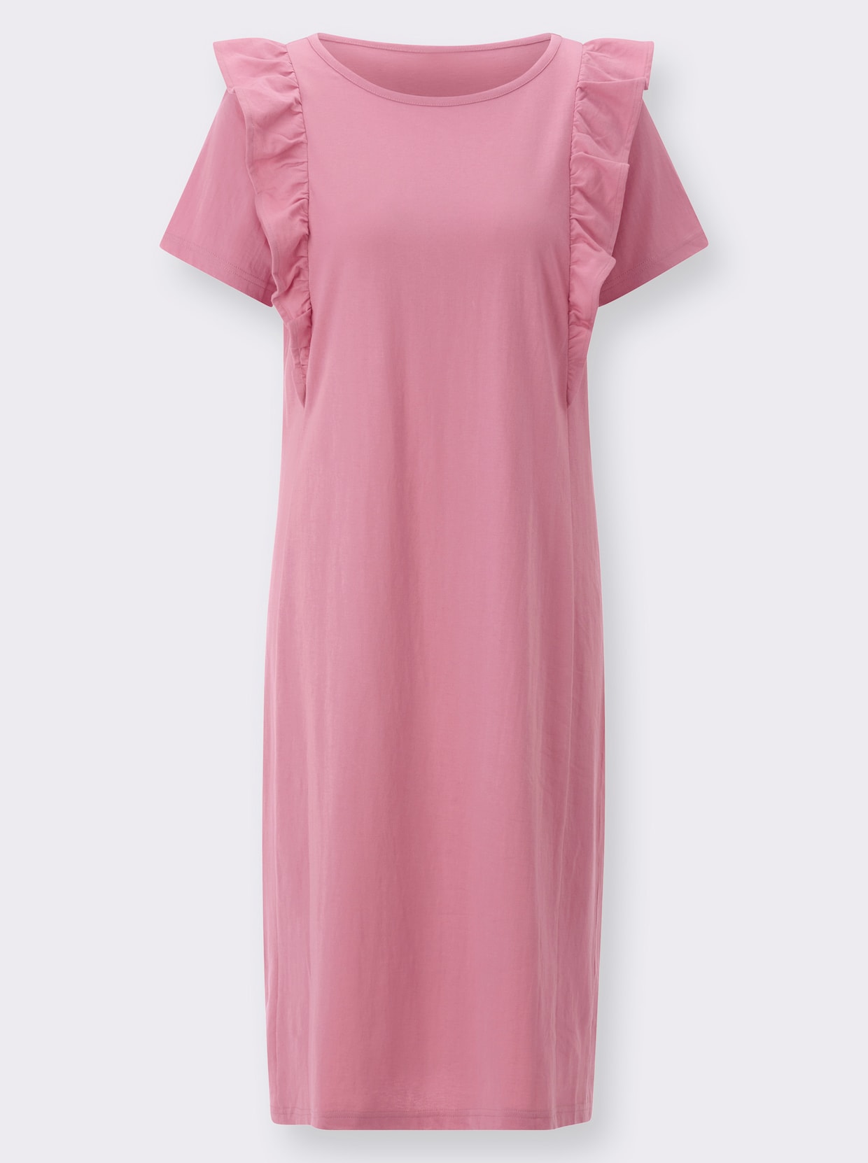 Jersey jurk - oudroze