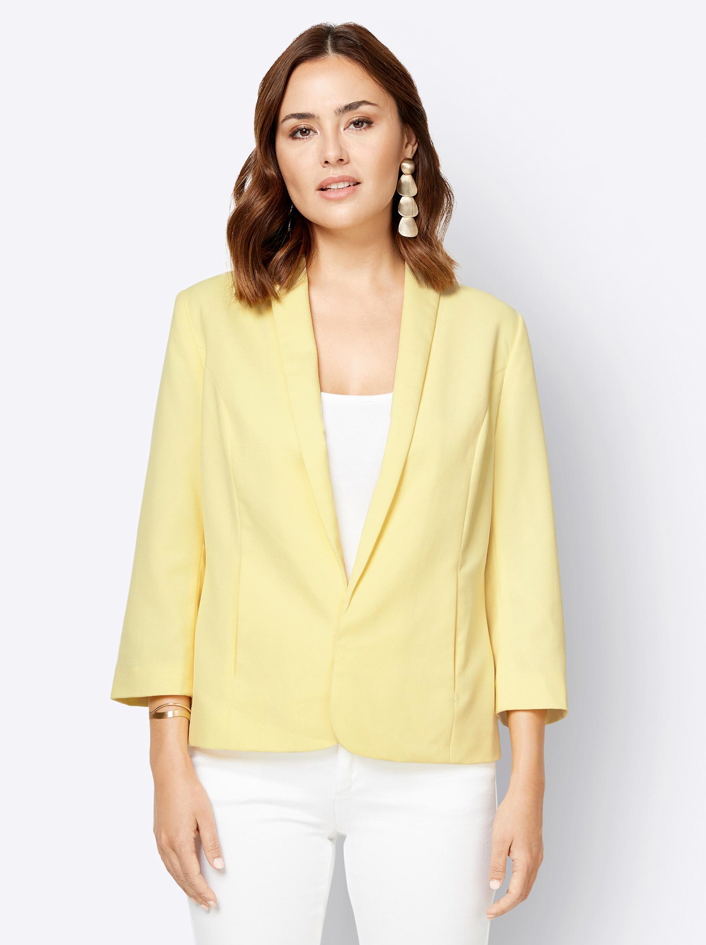Damenmode Blazer Blazer in zitrone Damenmode Blazer Blazer in zitrone