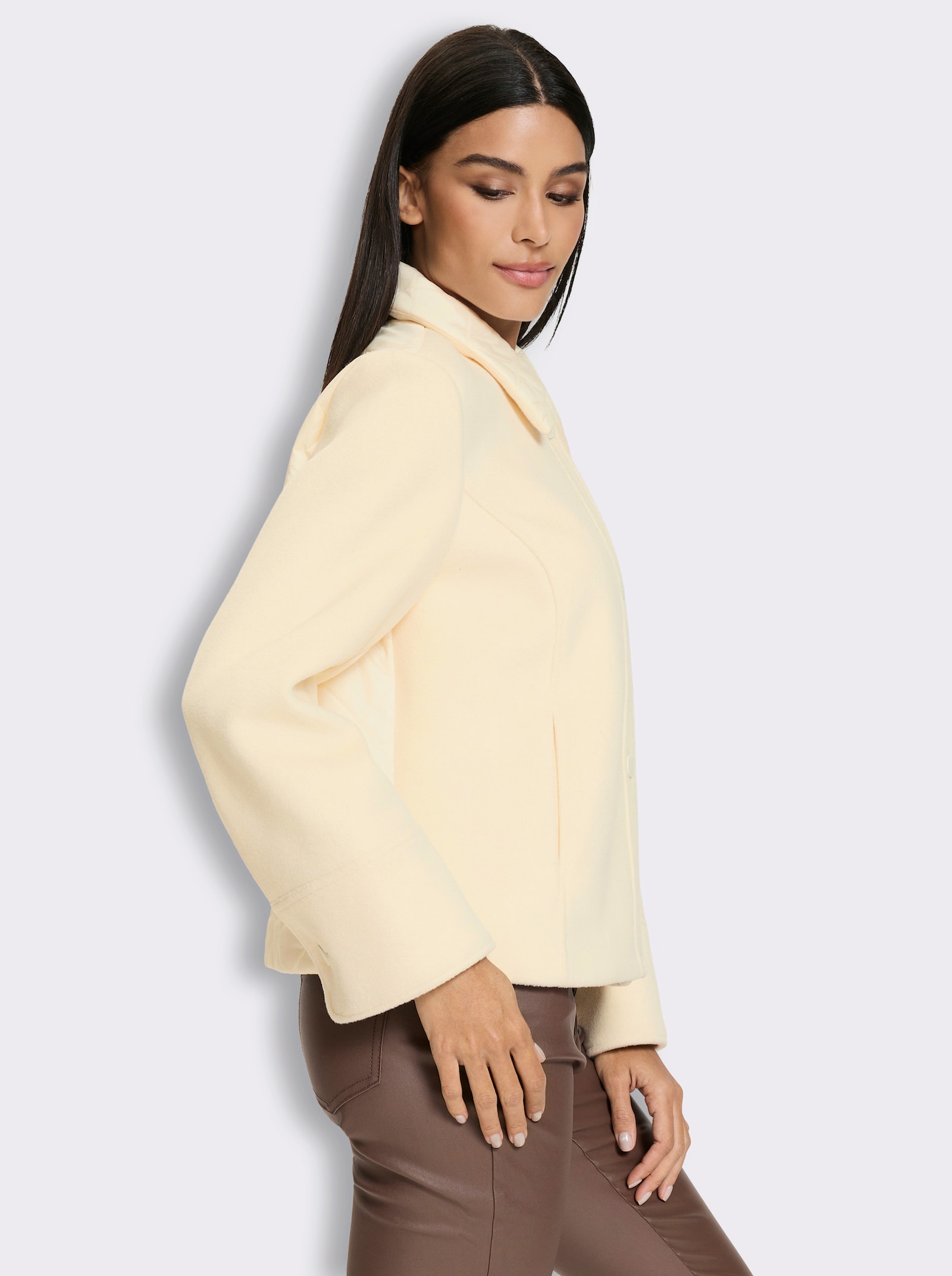 heine Outdoorjacke in A-Form - champagner