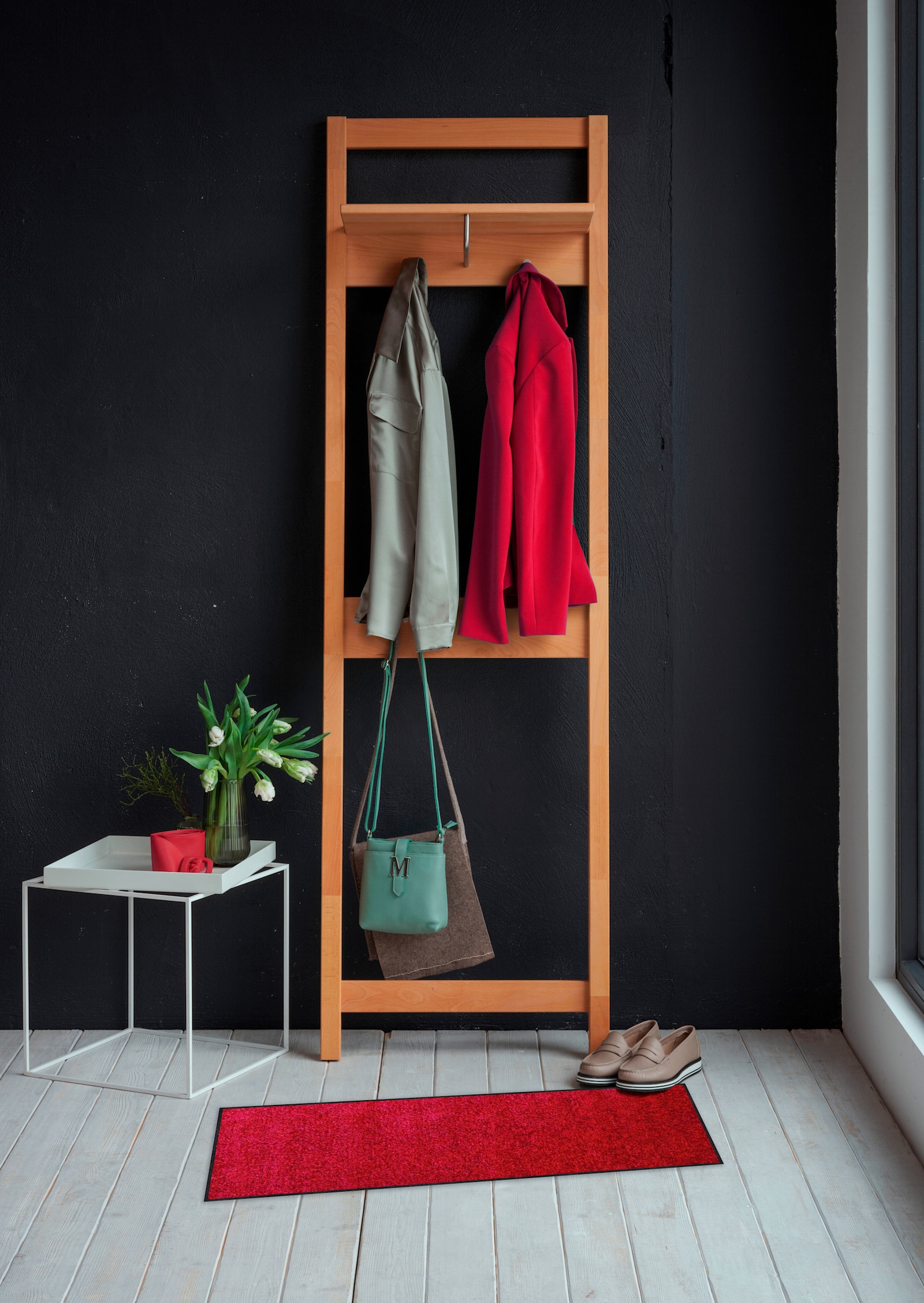 Salonloewe Fußmatte - kirschrot
