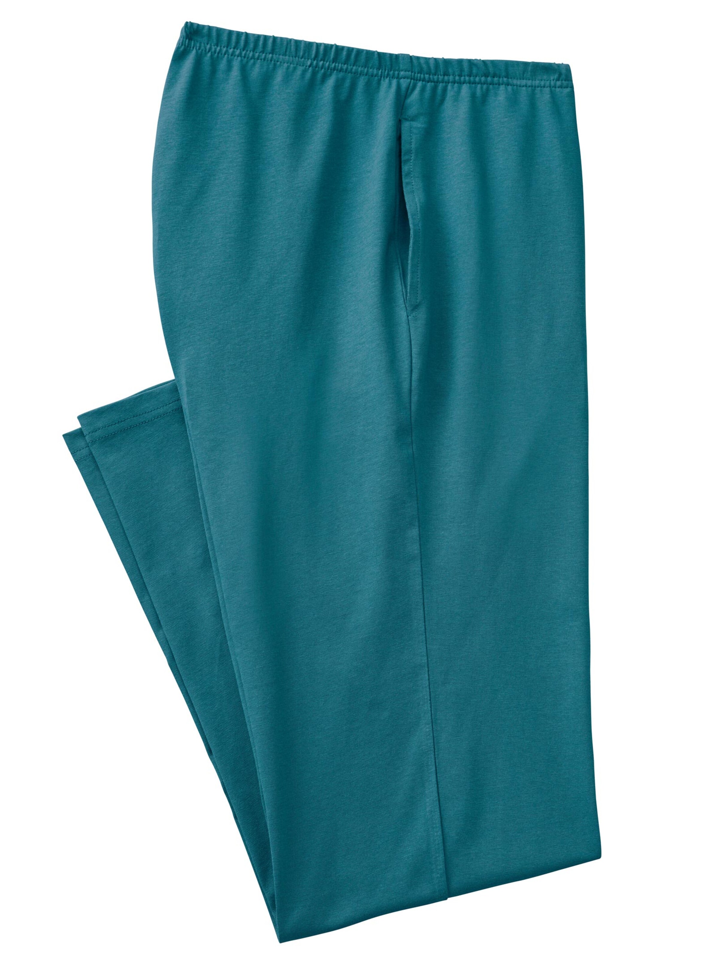 Doppelpack Jerseyhosen - petrol + taupe