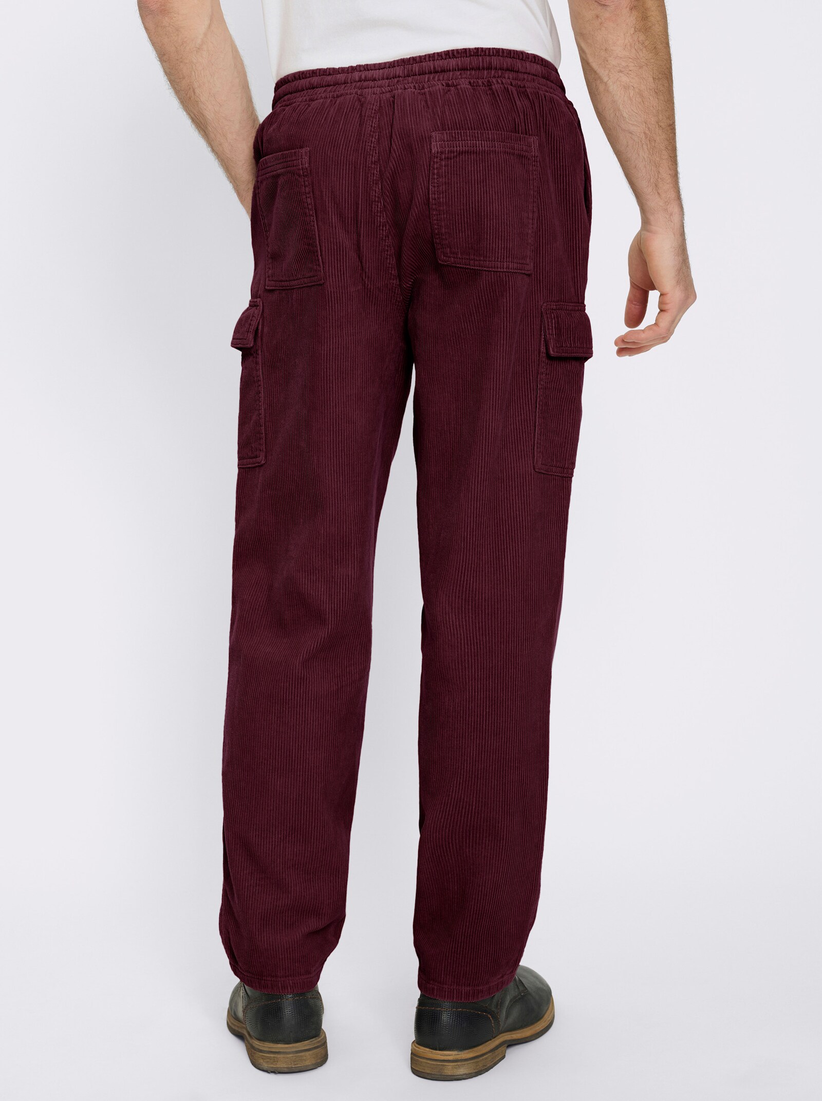 Catamaran Cargohose mit Rundum-Dehnbund - burgund