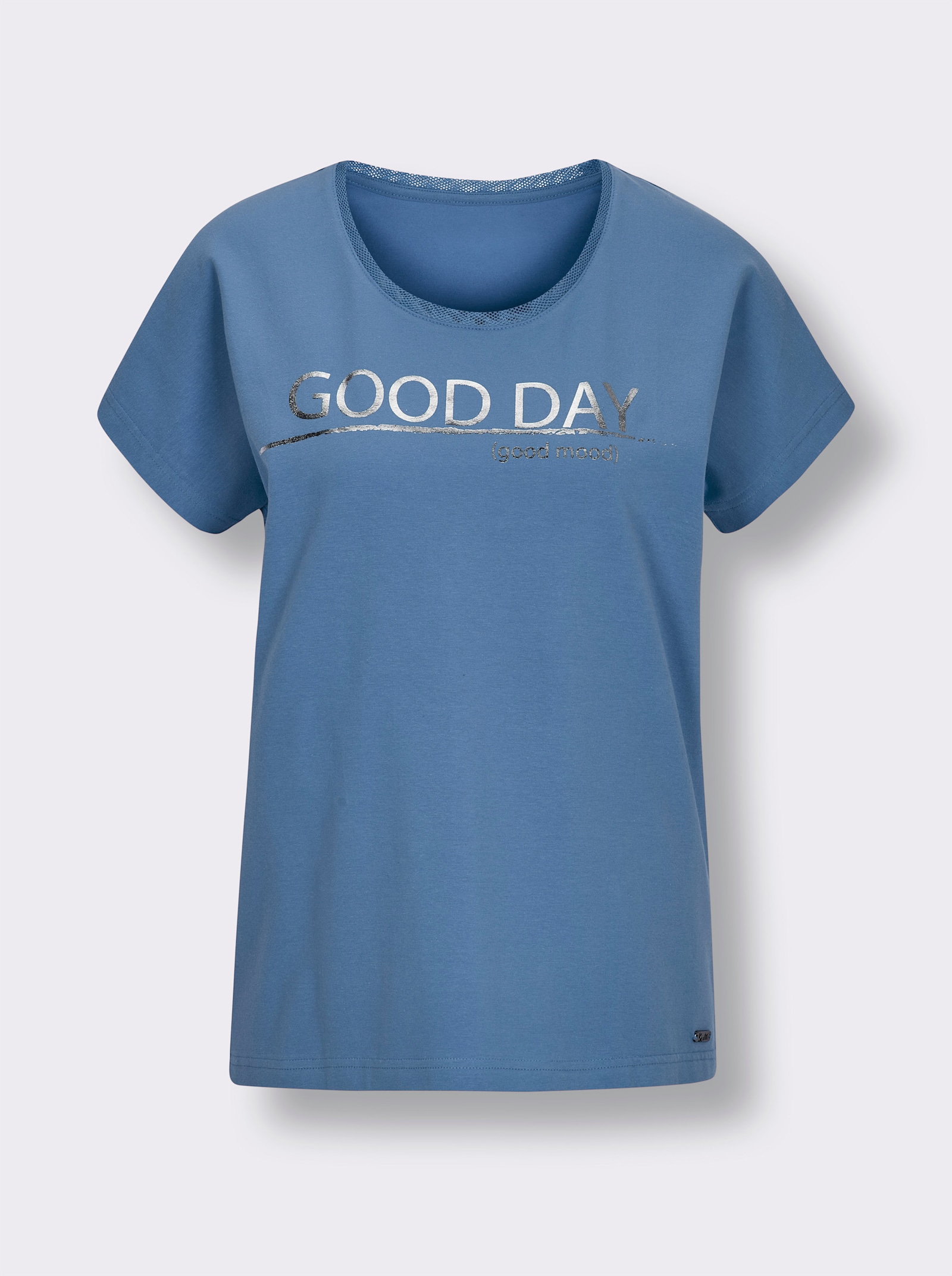 feel good Shirt - mittelblau