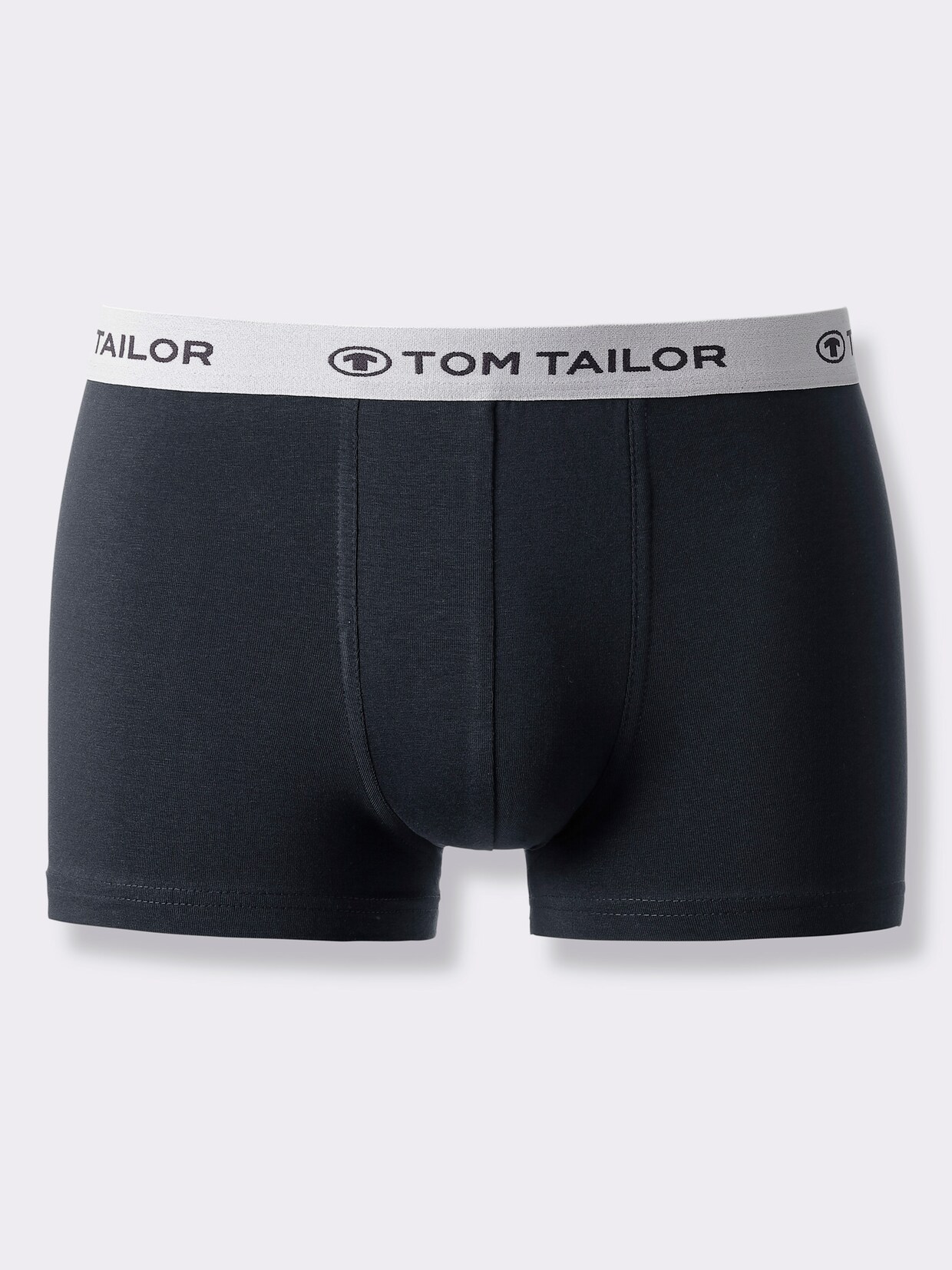 TOM TAILOR Pants - schwarz + anthrazit + grau-meliert