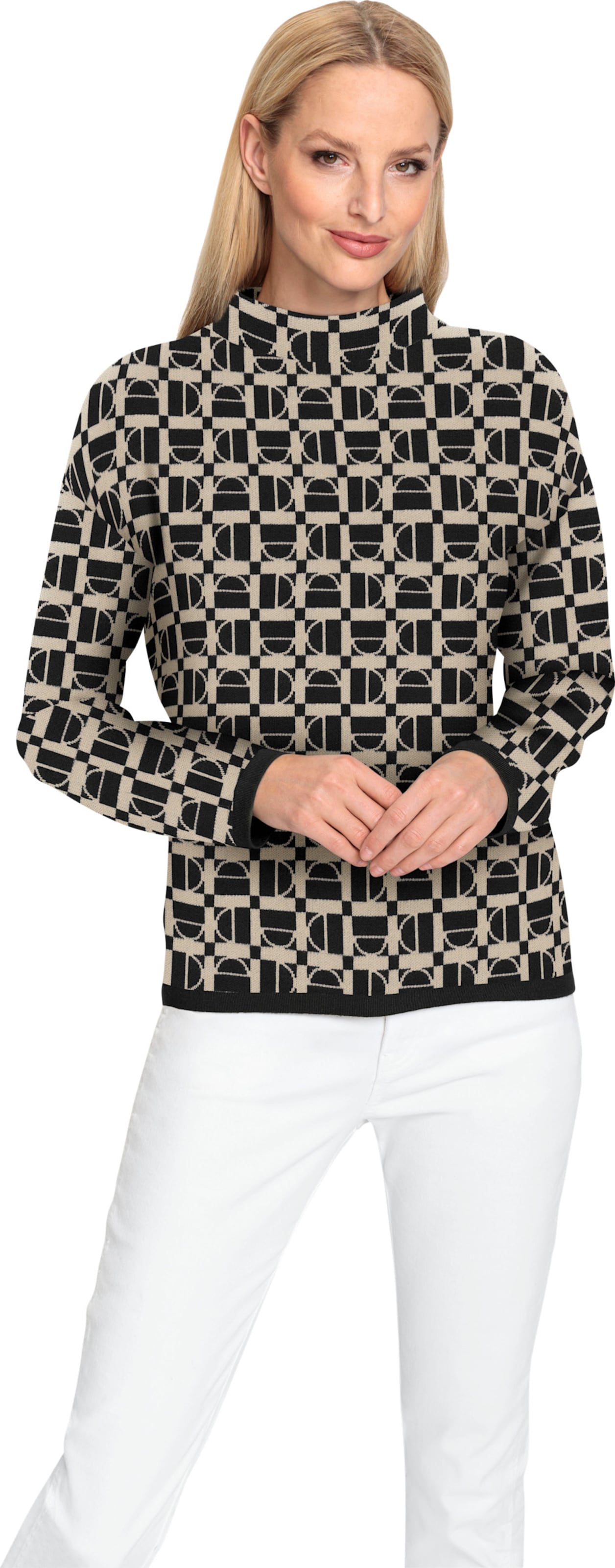 Thumbnail - Stehkragenpullover