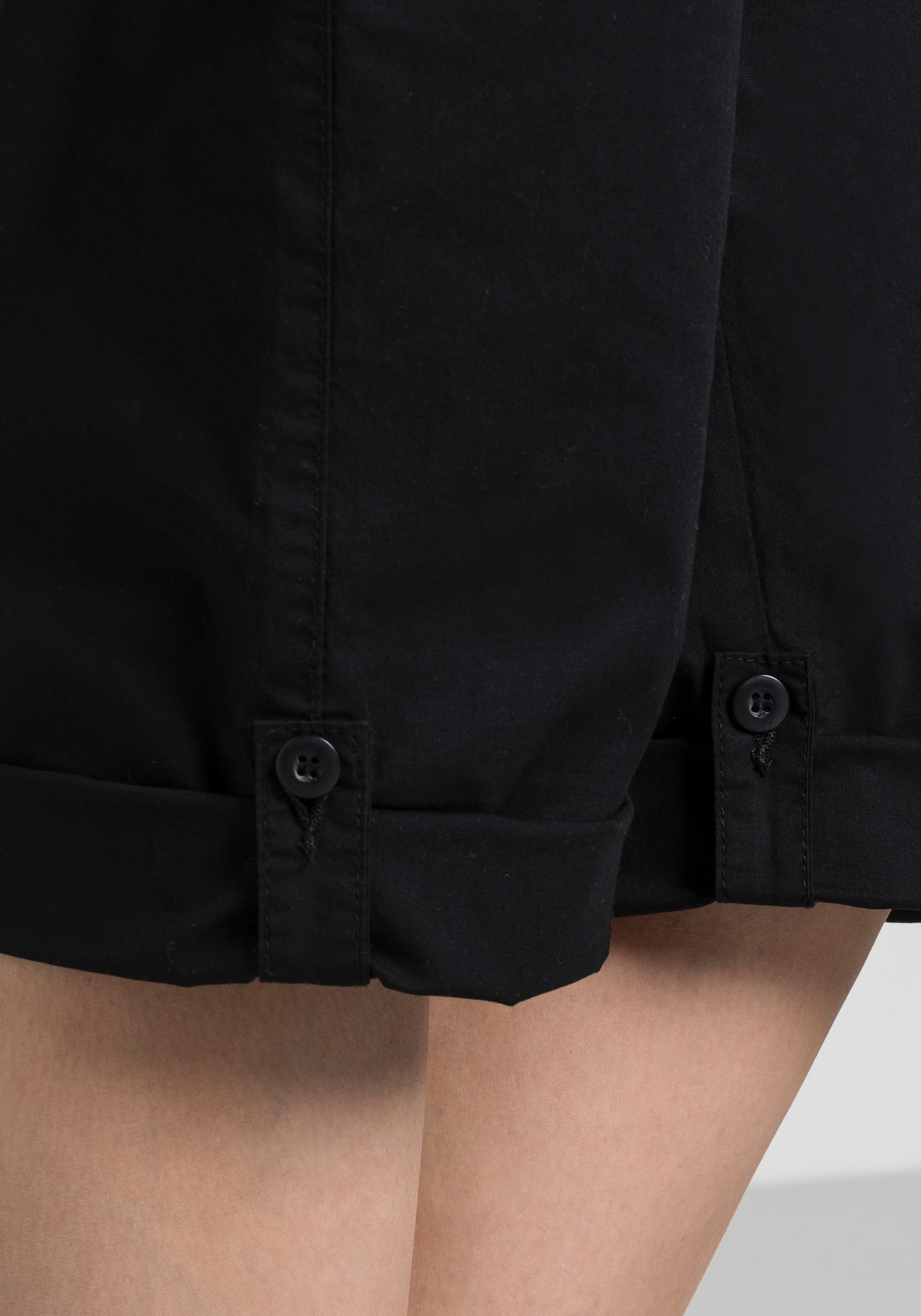 sheego Pantalon 3/4 - noir