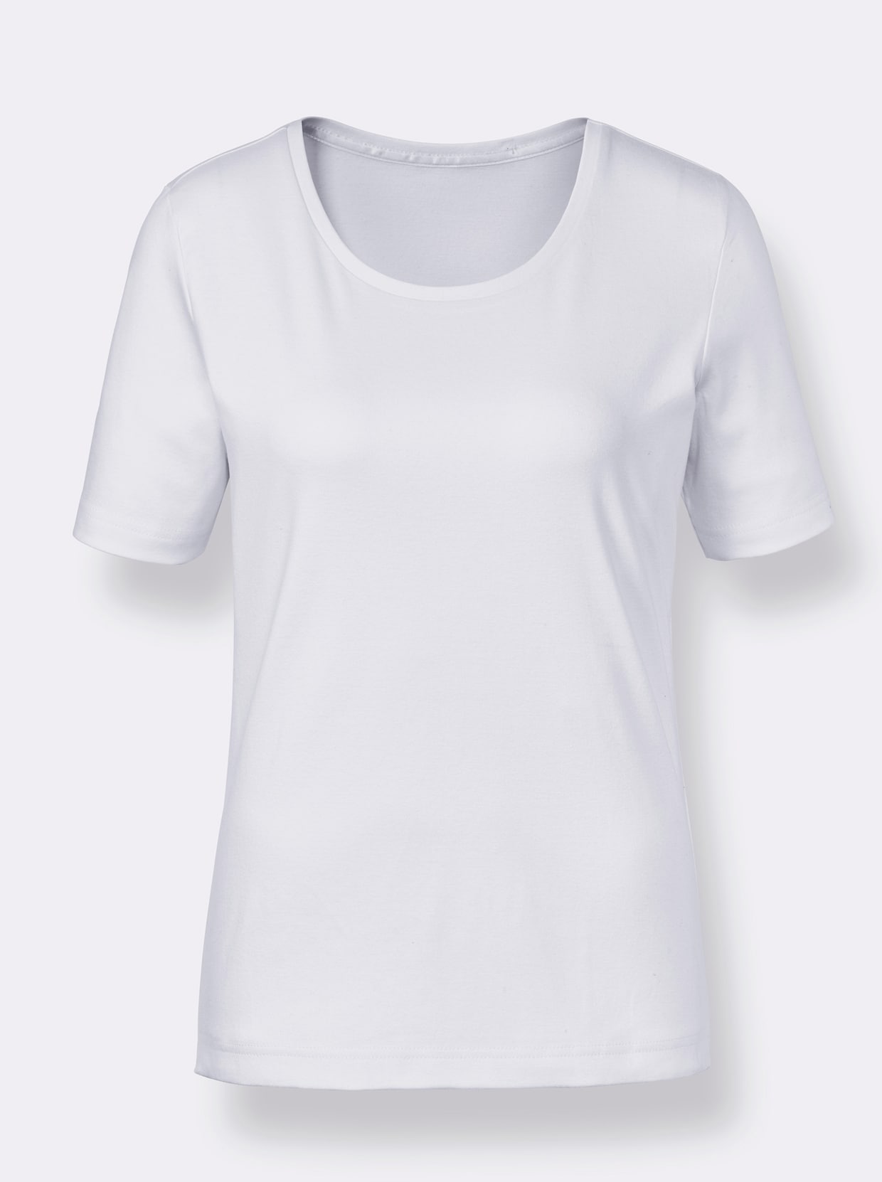 CREATION L PREMIUM T-shirt coton - blanc