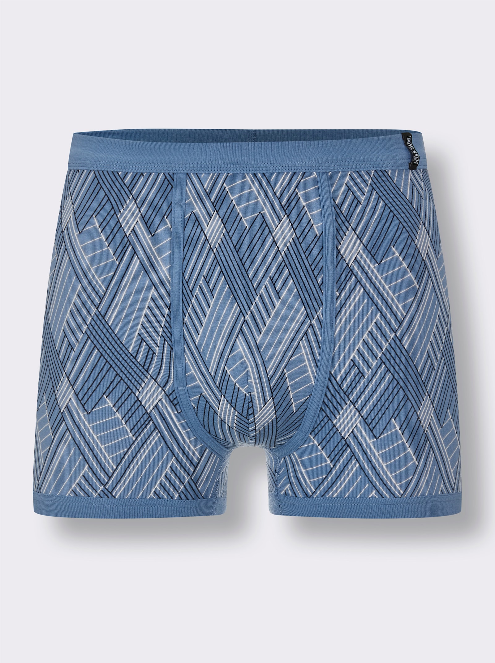 KINGsCLUB Boxerky - modrá-potisk