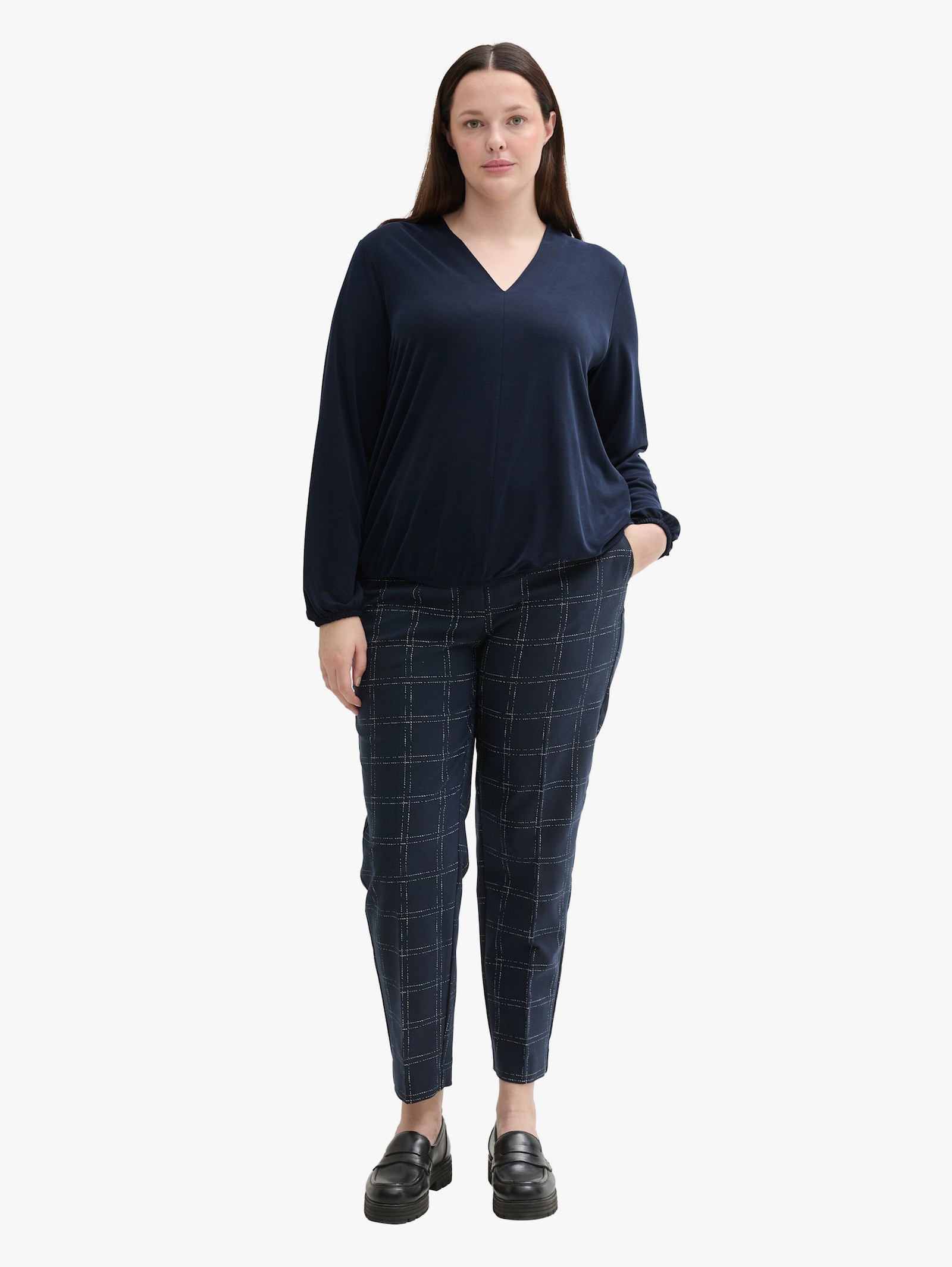 Langarmshirt - sky captain blue