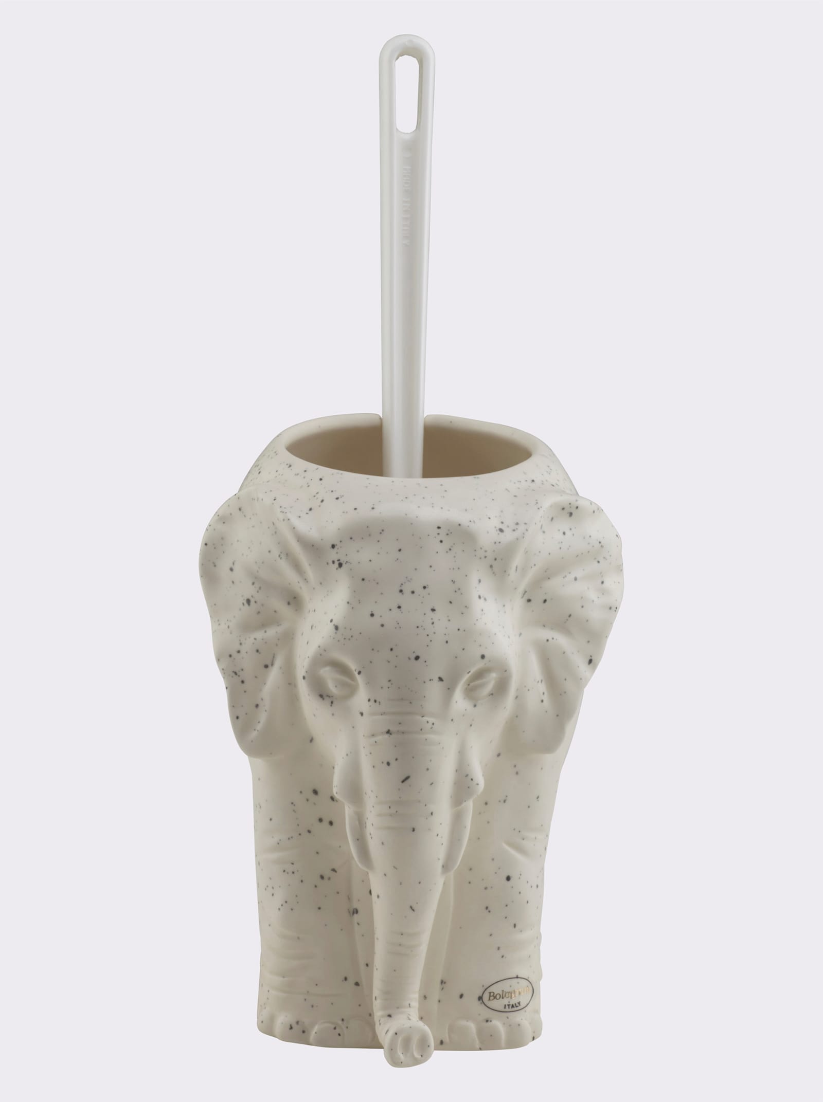 heine home Wc-borstel - wit gestippeld